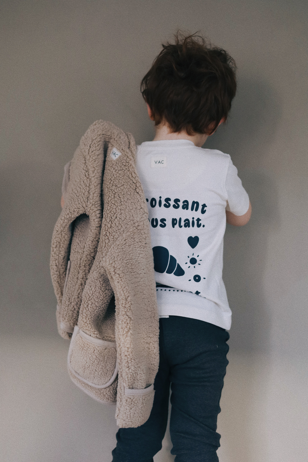 Kids-Teddyjacke "Melun" | Iced Coffee