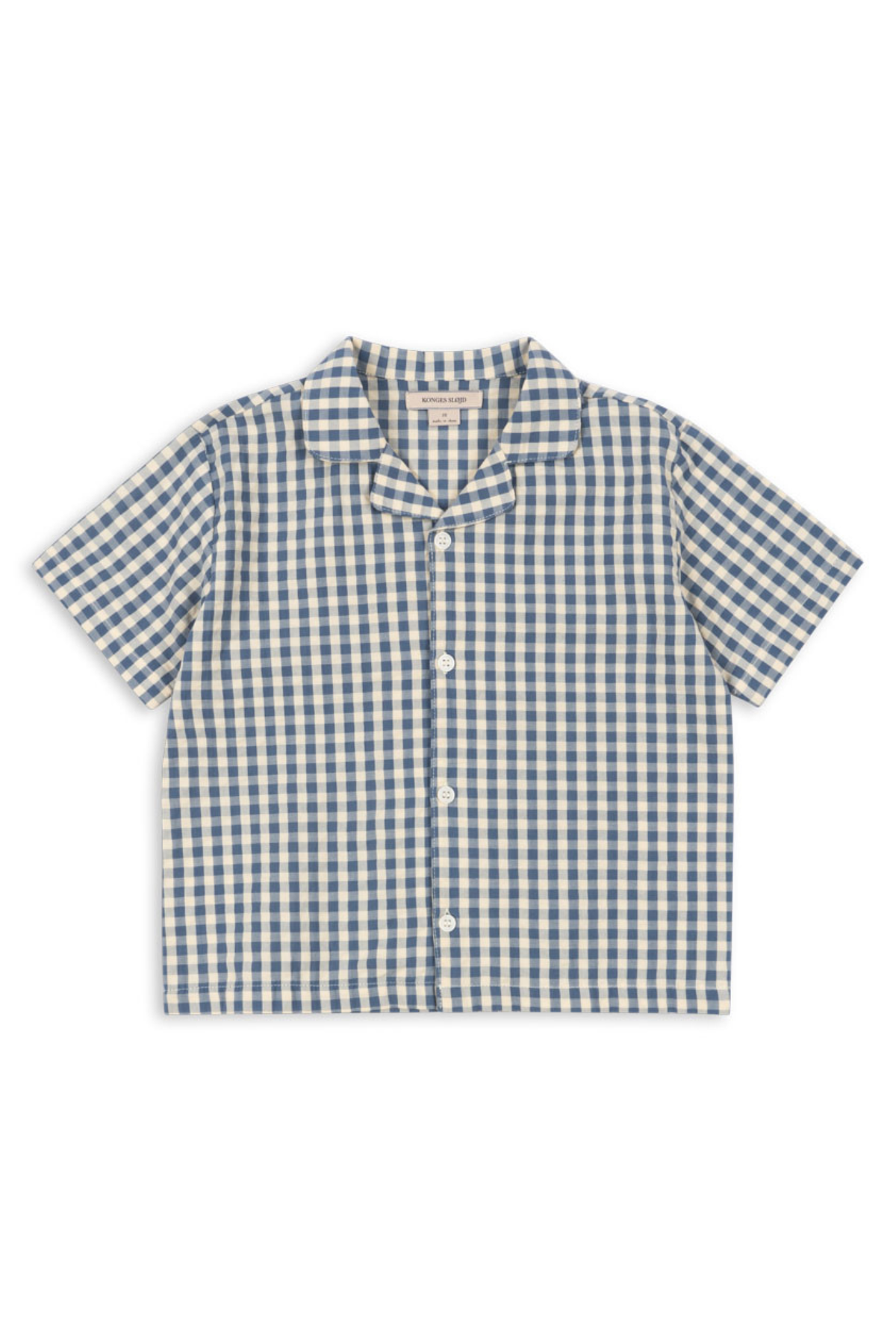 Kurzarm-Shirt "Kim" | CAPTAINS BLUE CHECK