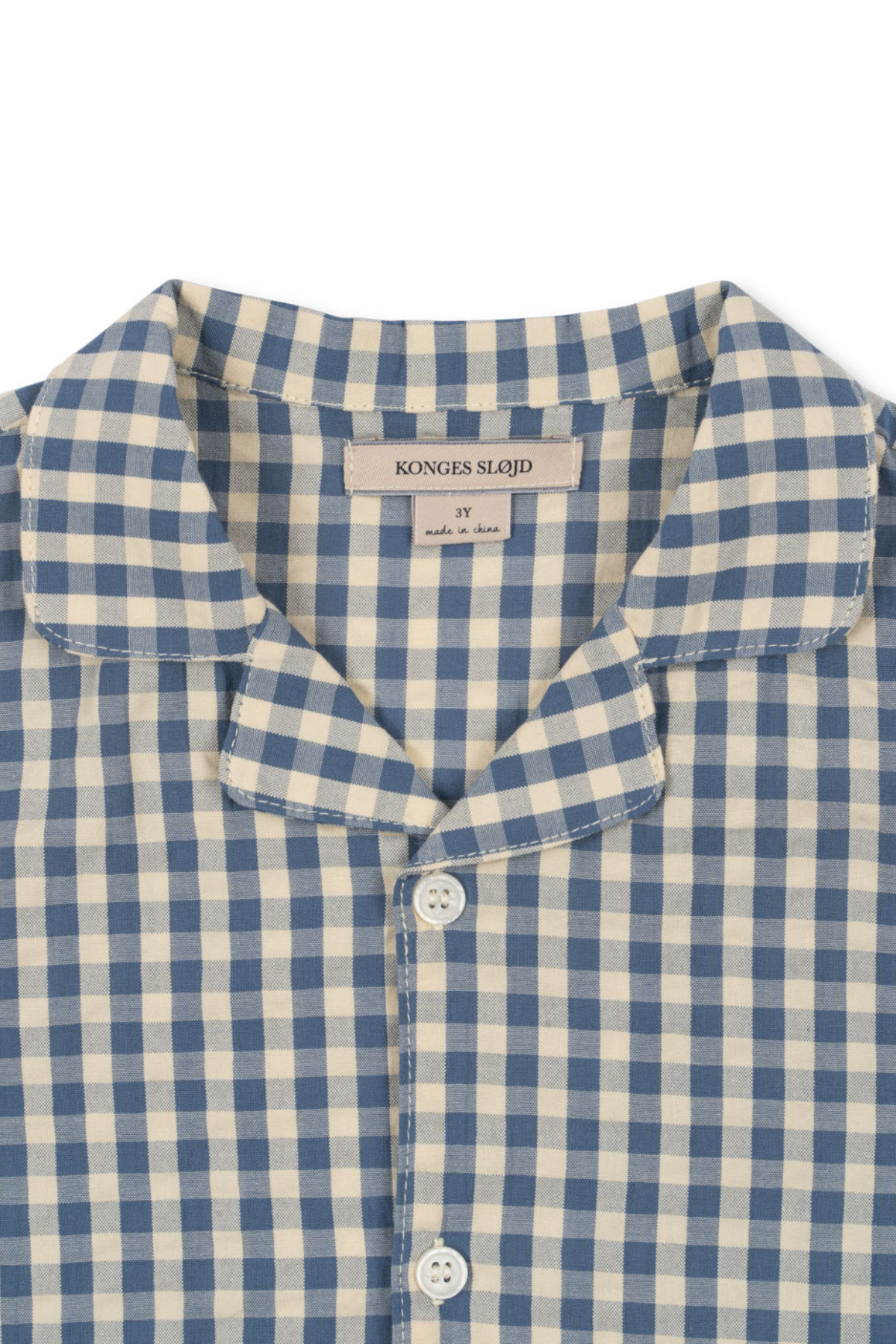 Kurzarm-Shirt "Kim" | CAPTAINS BLUE CHECK