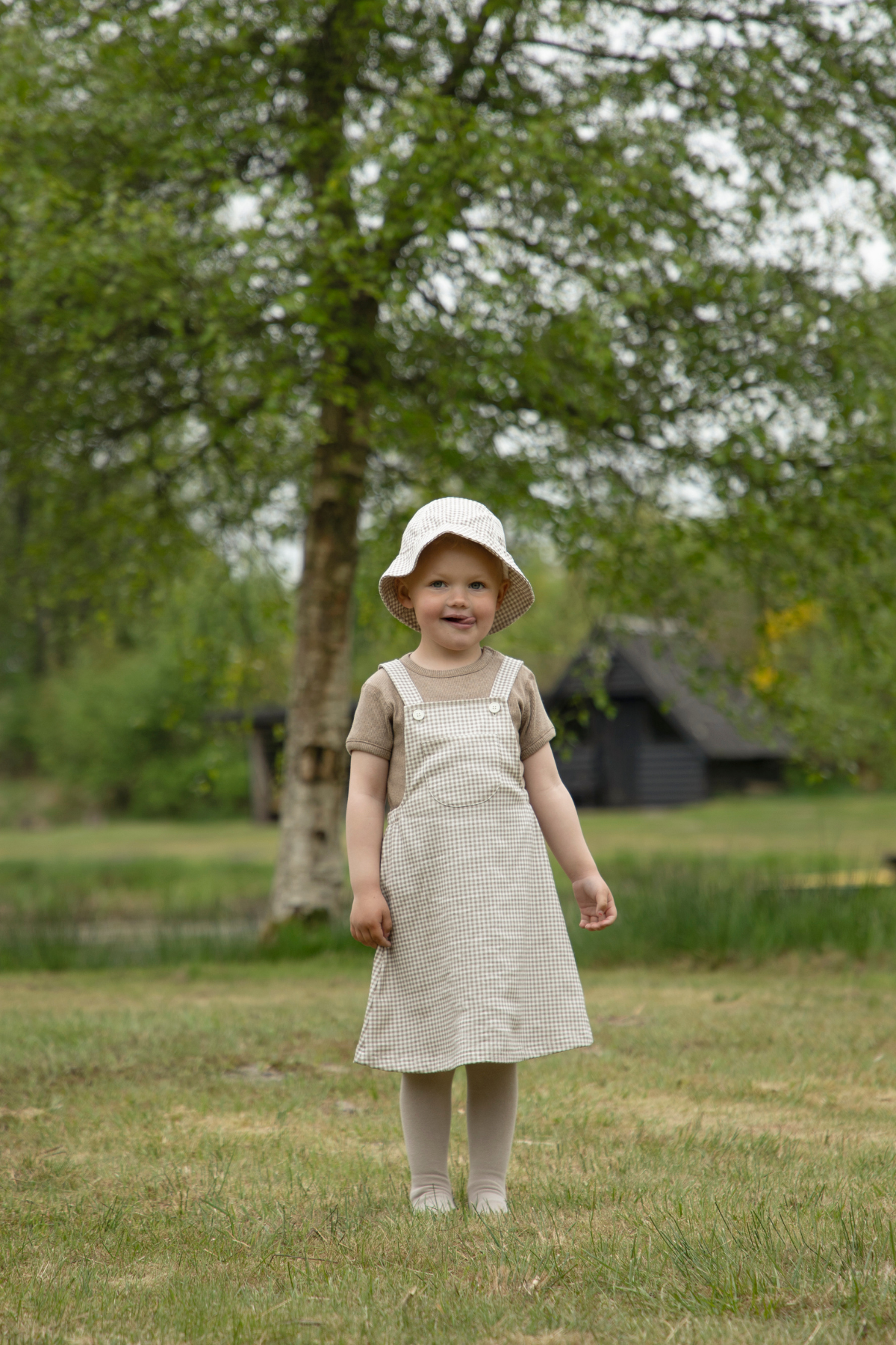 Kleid "Pinafore" | Hellbraun