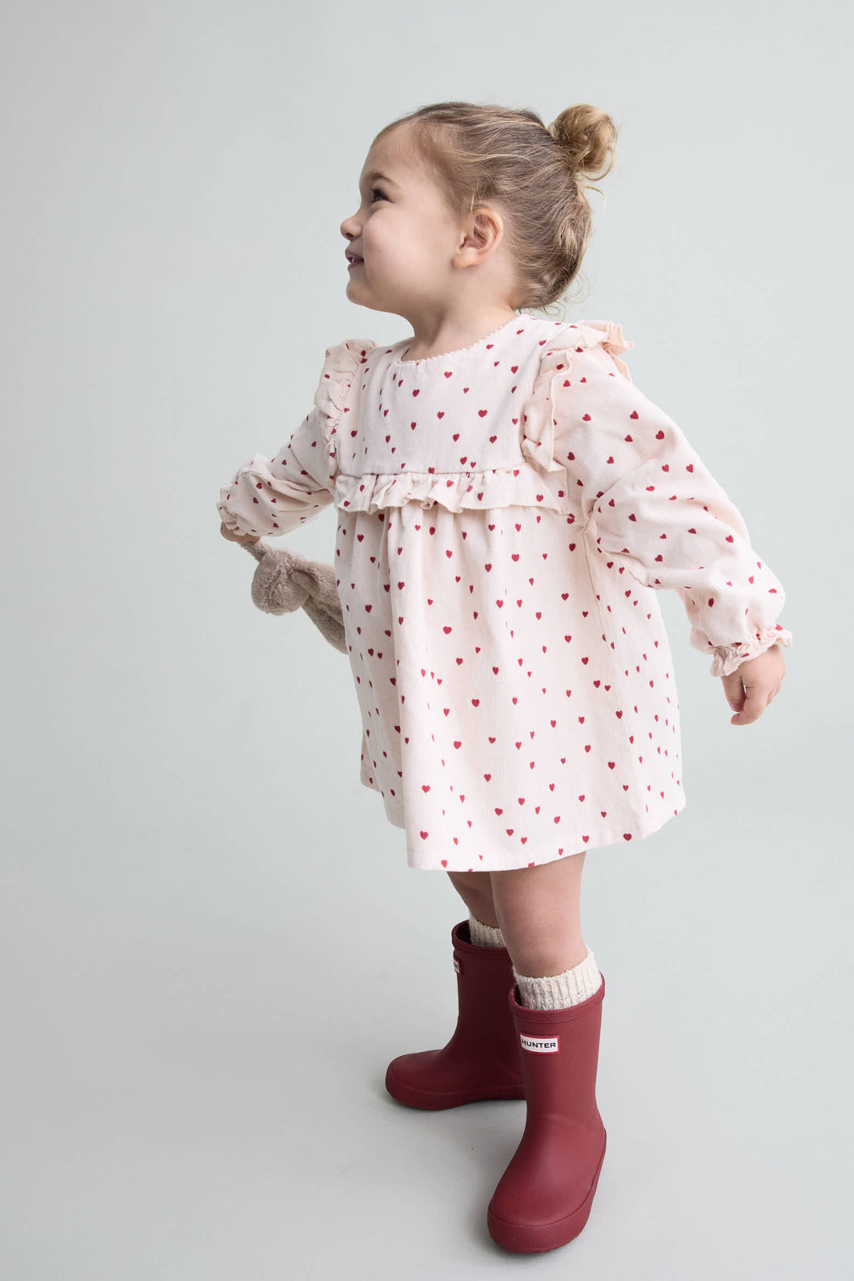 Kleid "Mini Cuore" für Toddler | CREAM PINK