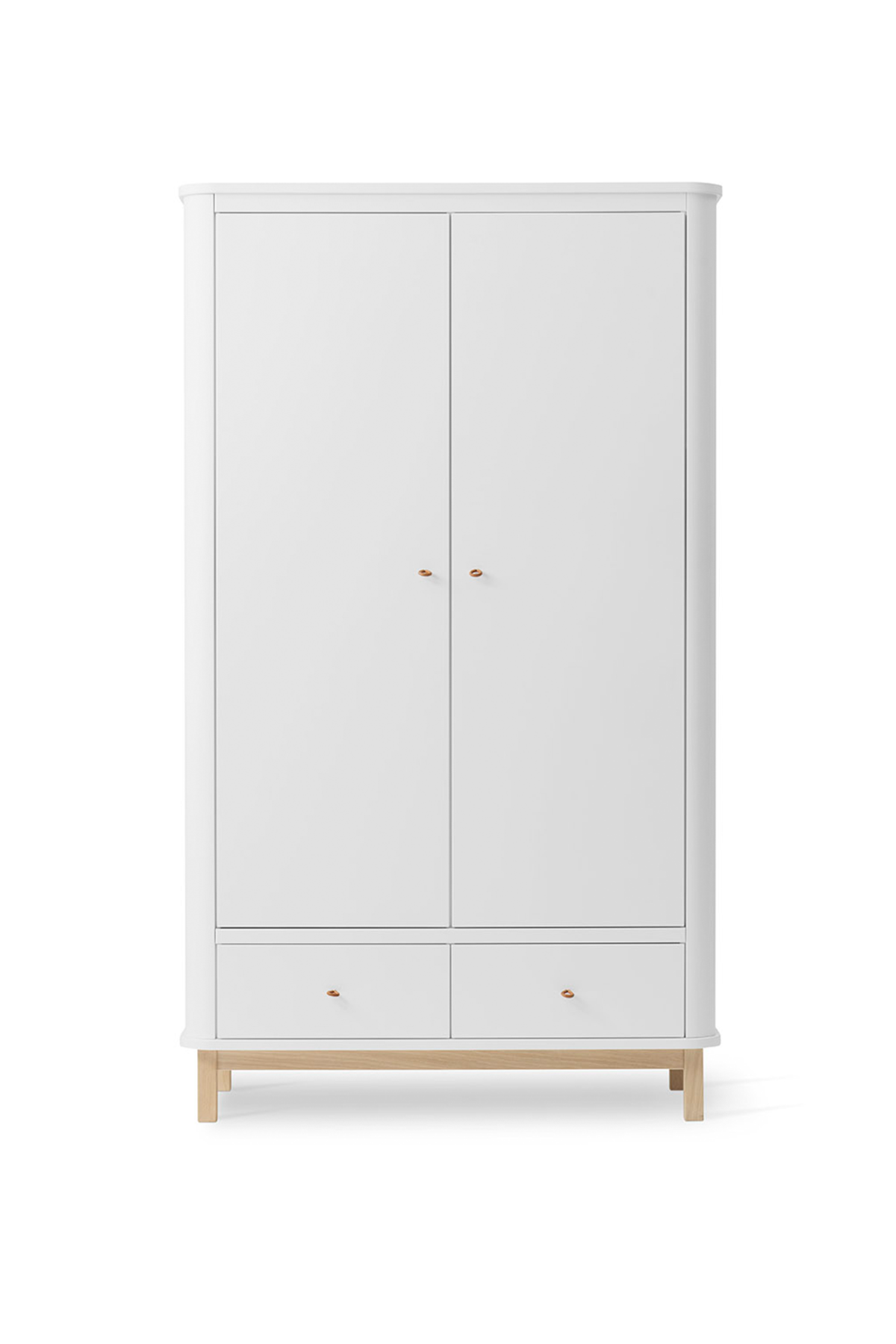 Kleiderschrank "Wood" 2-türig | verschiedene Farben