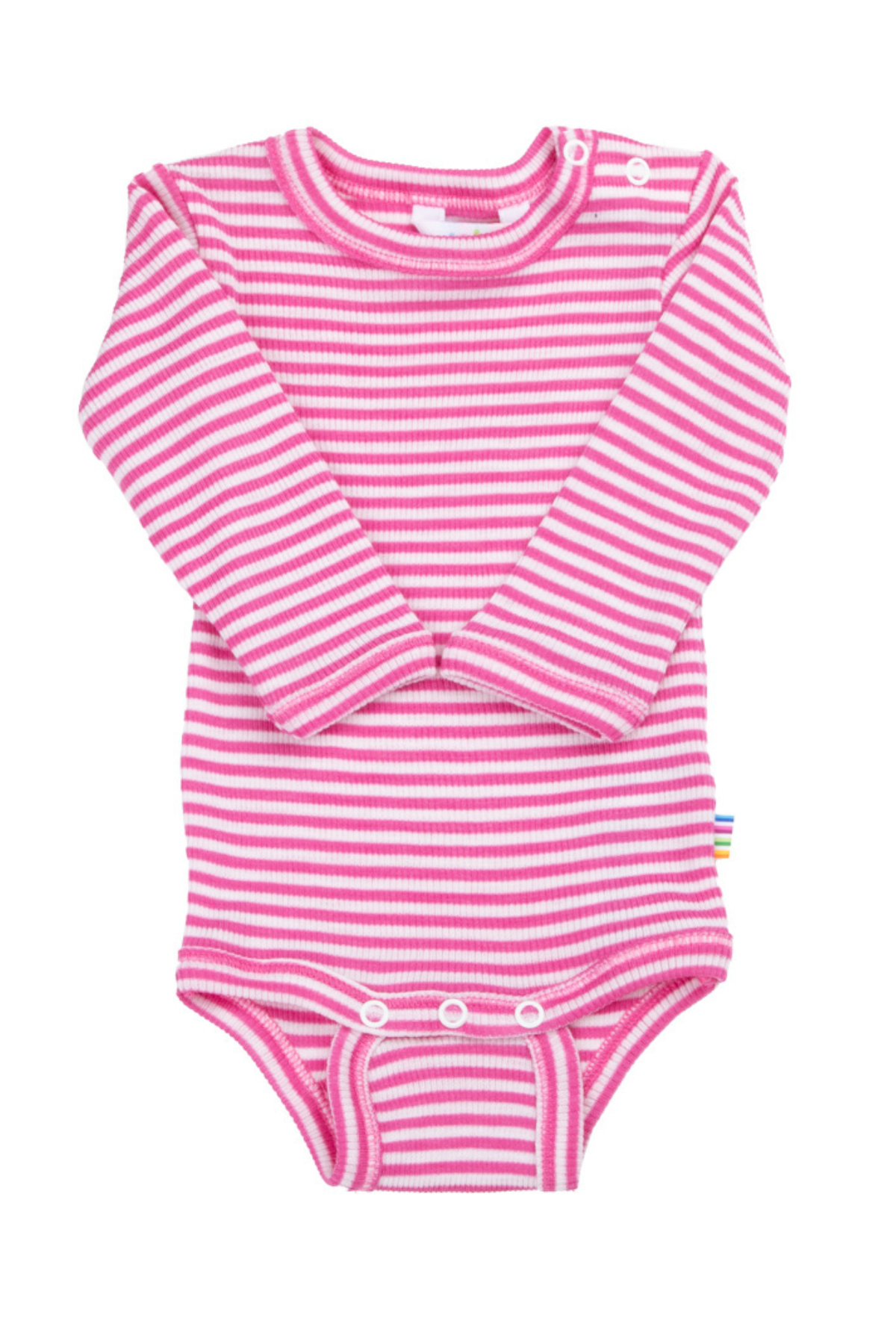 Gestreifter Langarmbody aus Wolle Seide | verschiedene Farben