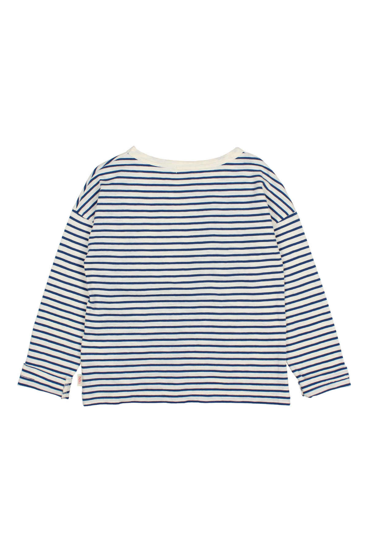 Gestreiftes Longsleeve aus Bio-Baumwolle | Navy