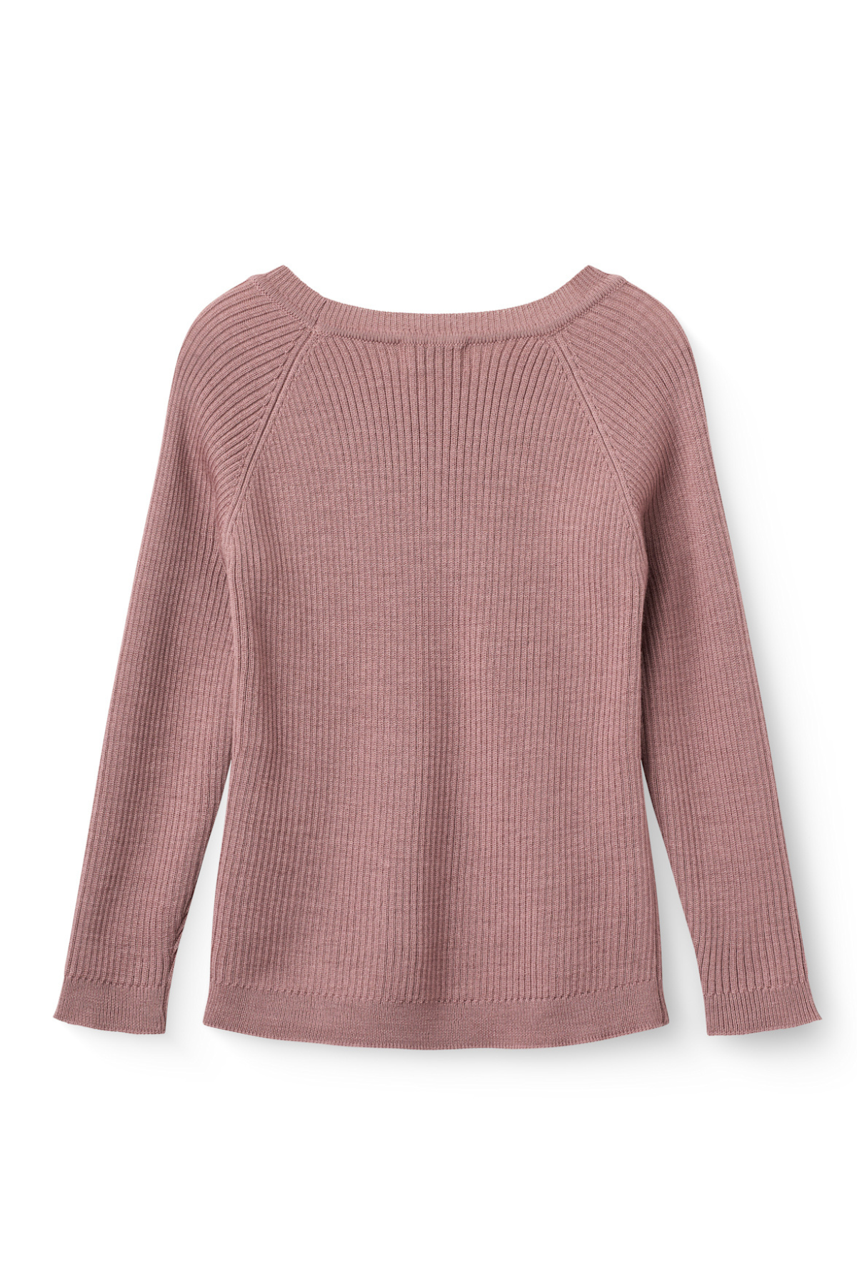 Longsleeve aus Merinowolle | Winter Rose