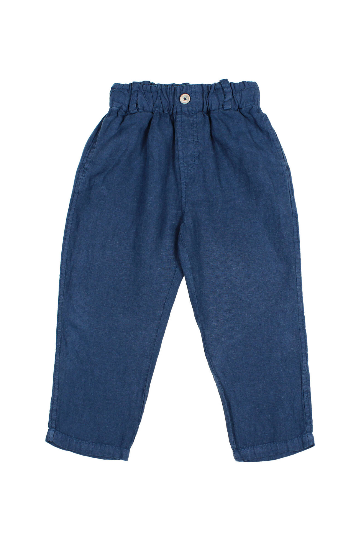 Hose aus 100% Leinen | Navy