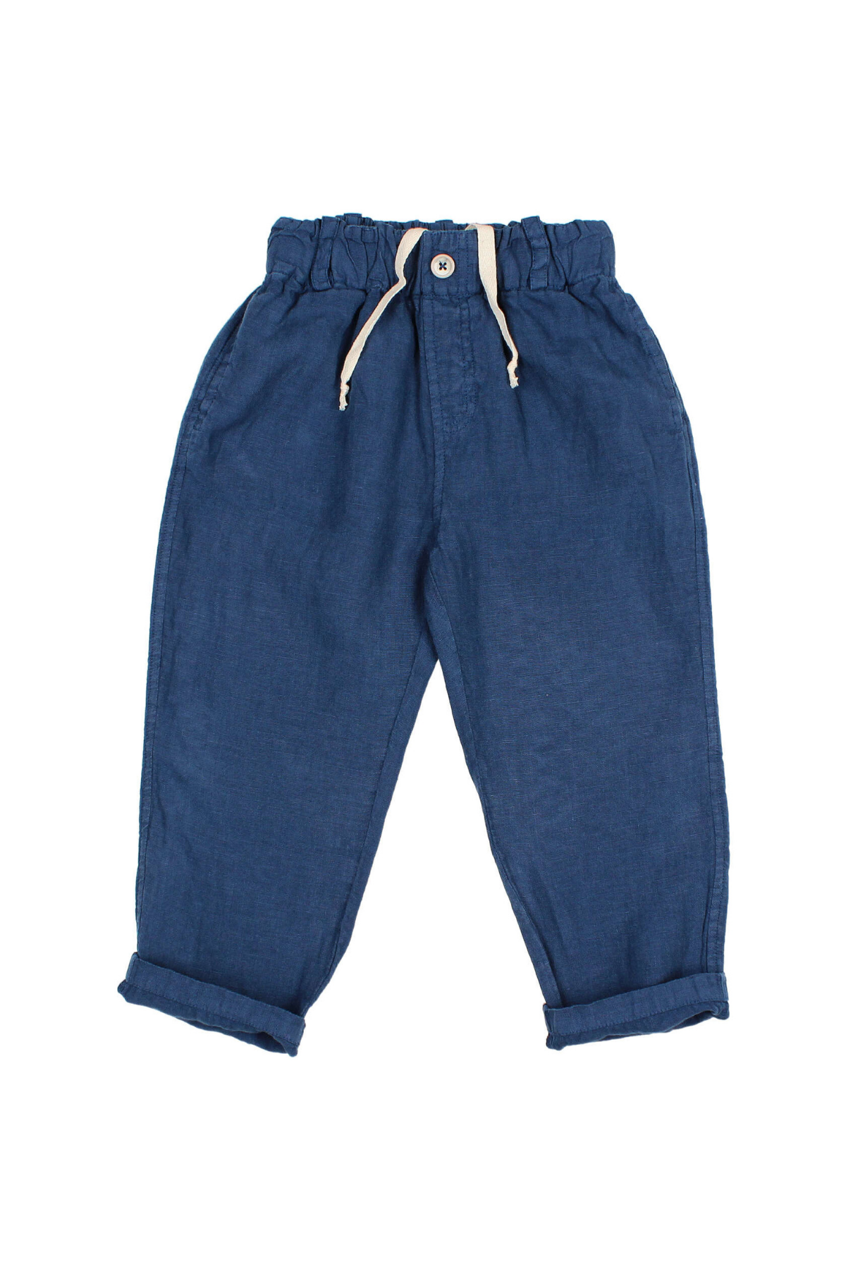 Hose aus 100% Leinen | Navy