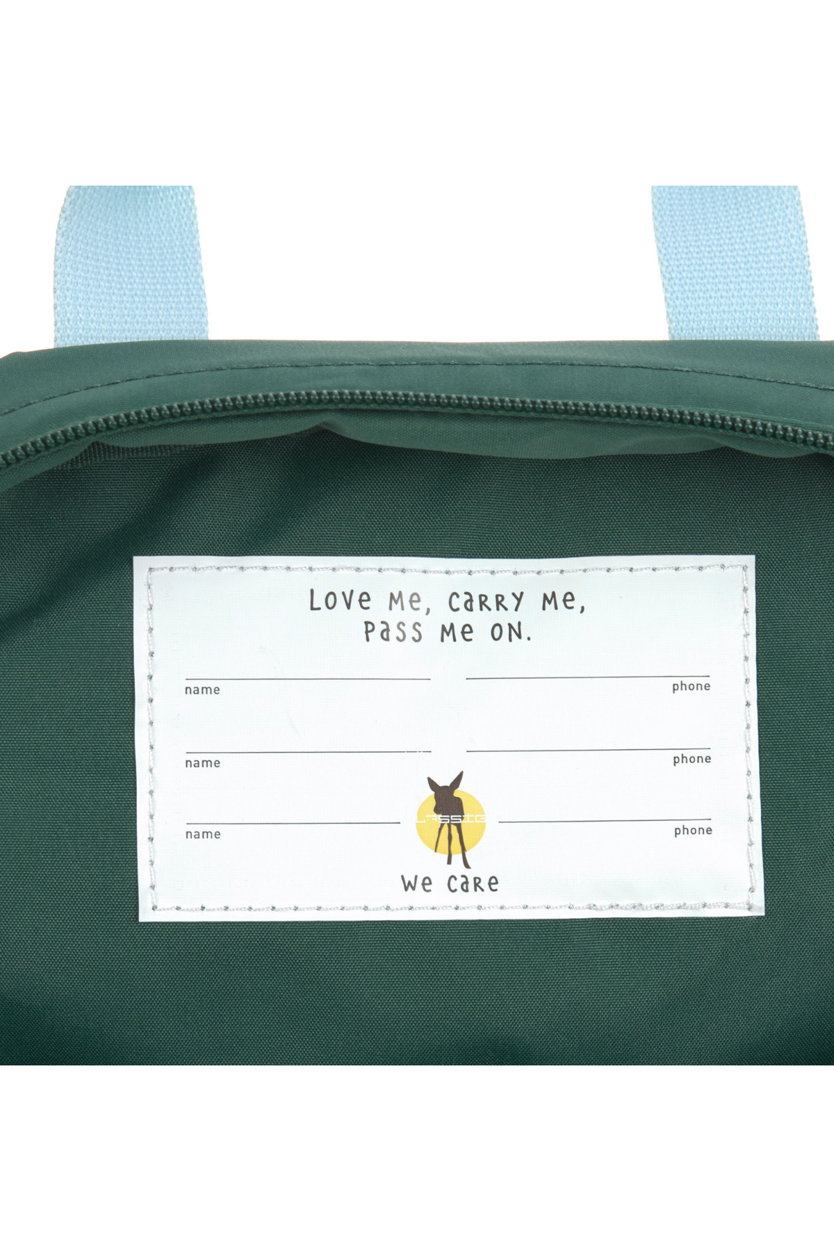 Kindergartenrucksack | Lemon Dark Green