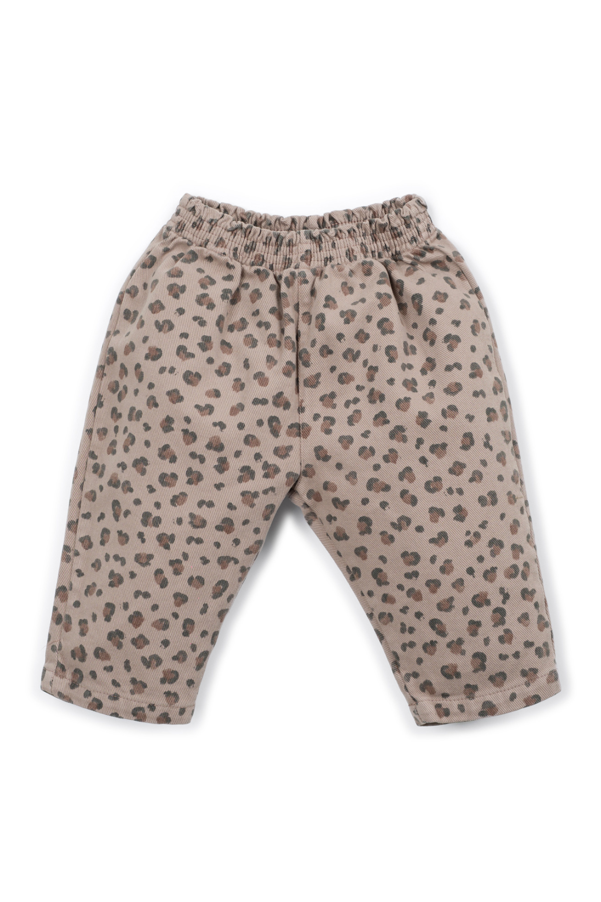Jeans mit elastischem Bund Leo-Print | DRAWING