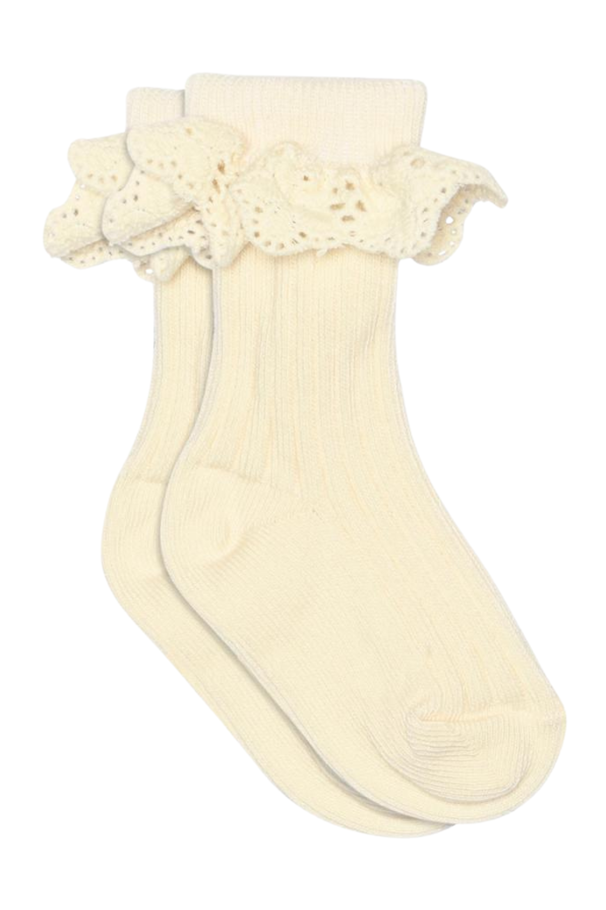 Babysocken "Lisa" mit Spitze | verschiedene Farben