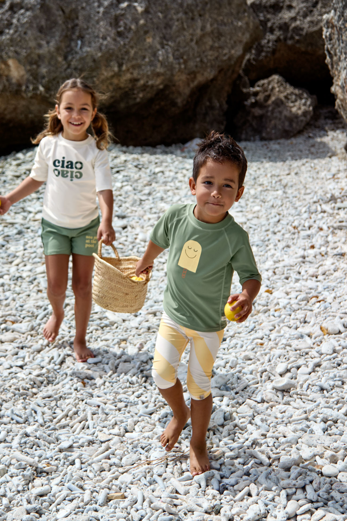 UV Short Sleeve Rashguard "Popsicle" | Green