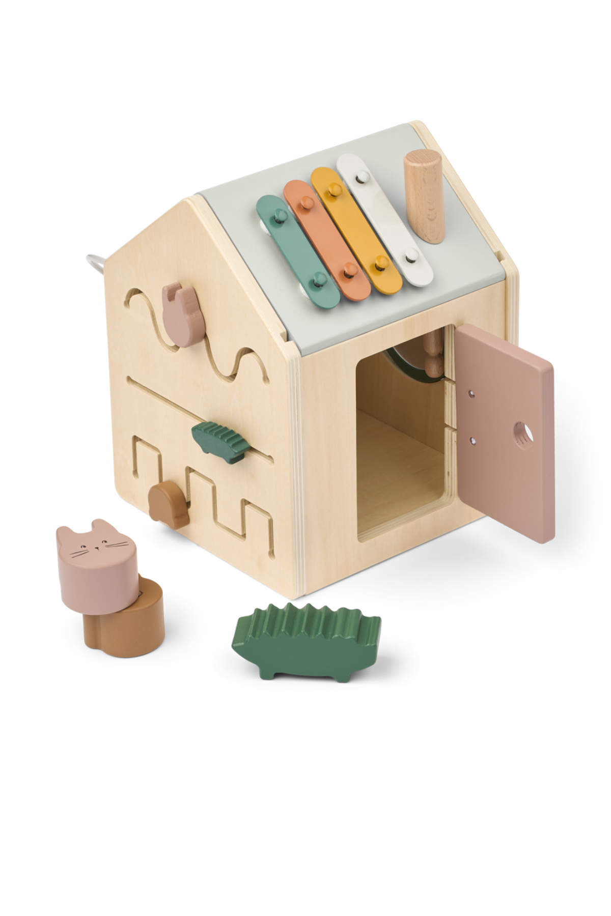 Aktivitätswürfel aus Holz "Lucas"