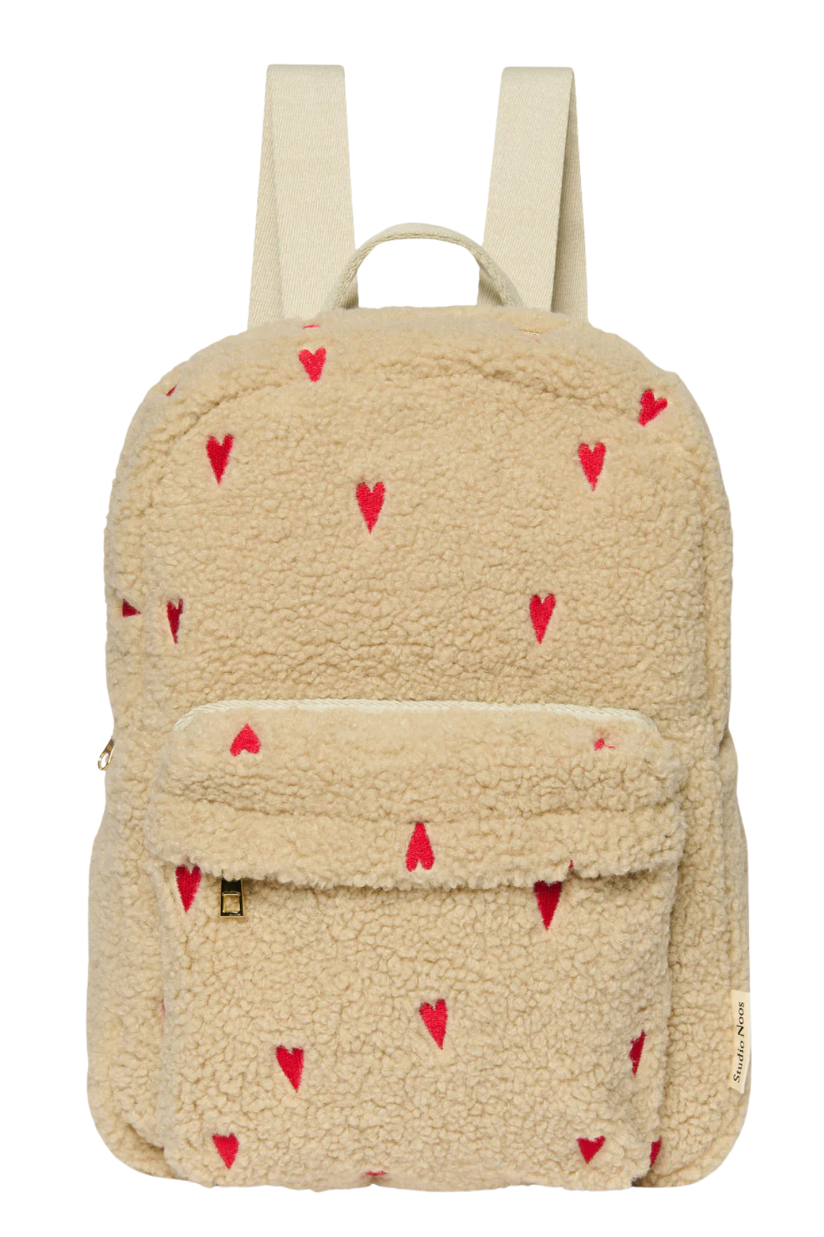 Kinderrucksack | Midi Ecru Hearts