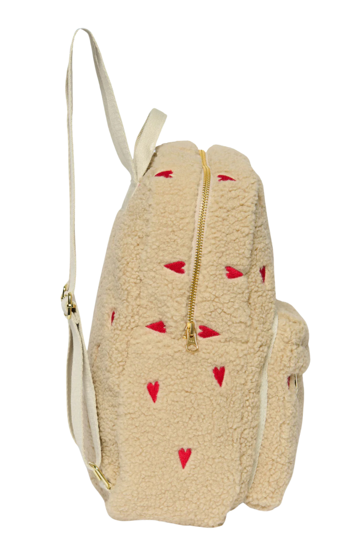 Kinderrucksack | Midi Ecru Hearts