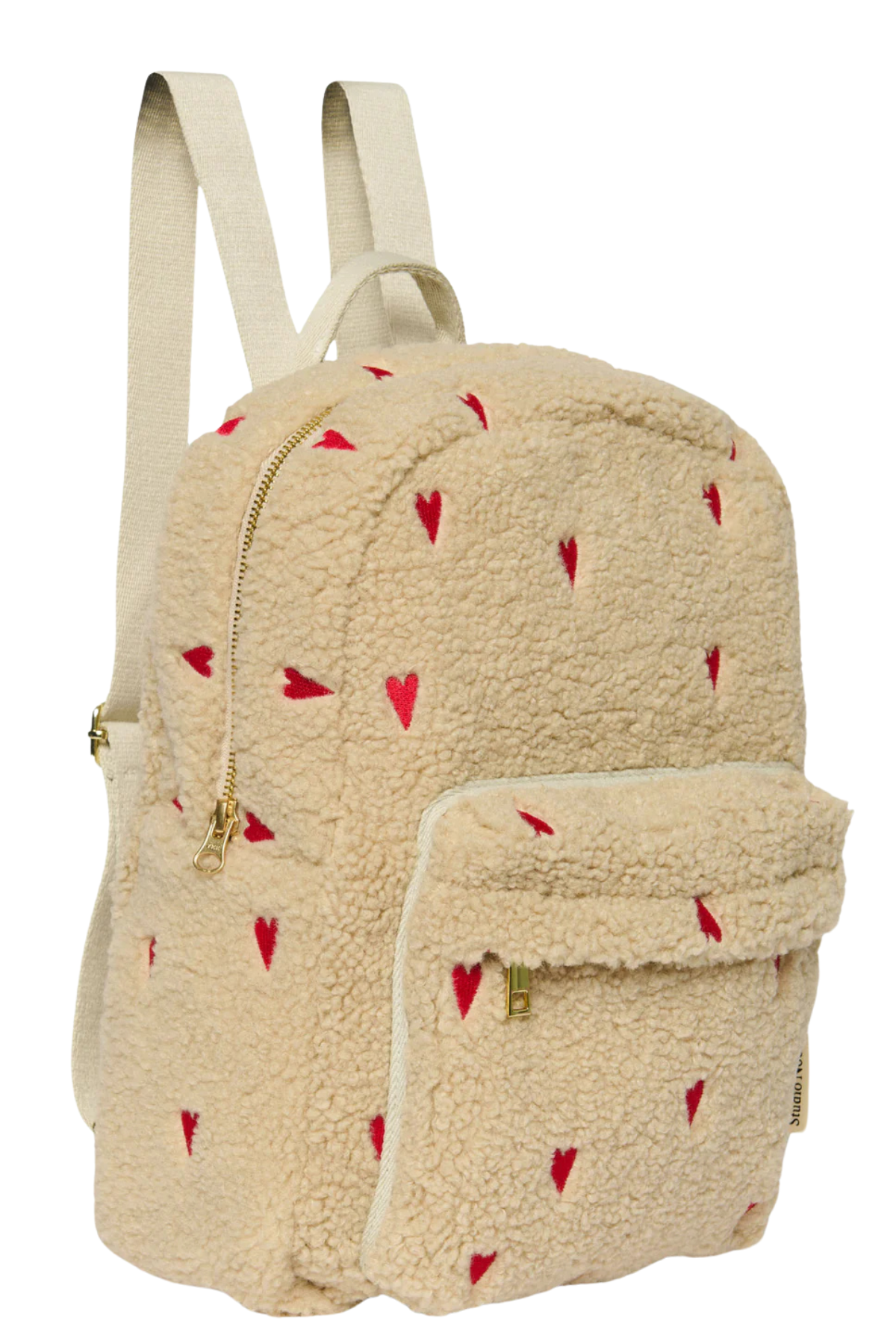 Kinderrucksack | Midi Ecru Hearts
