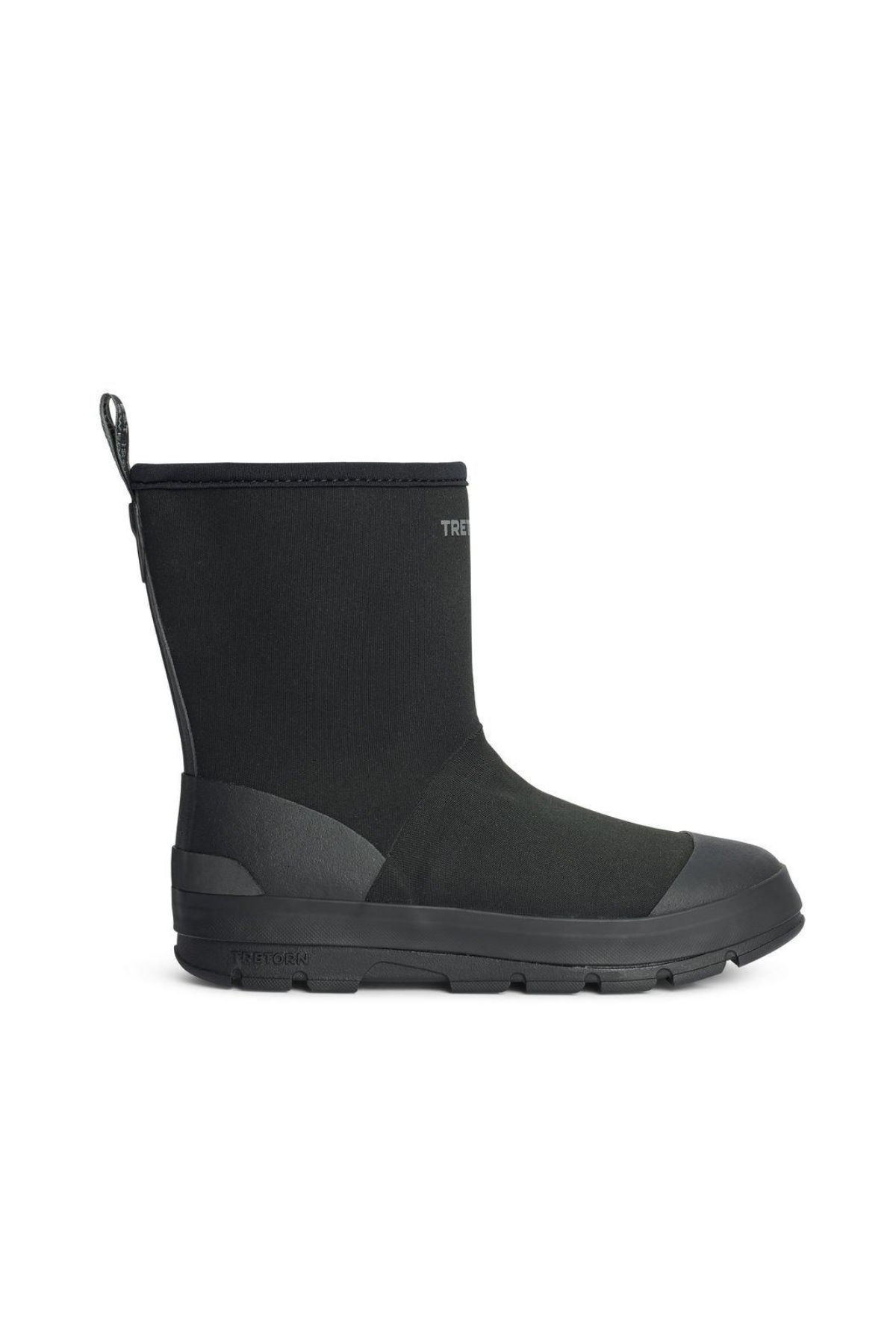 "Mimas Hybrid" wasserdichter, gefütterter Stiefel | Jet Black