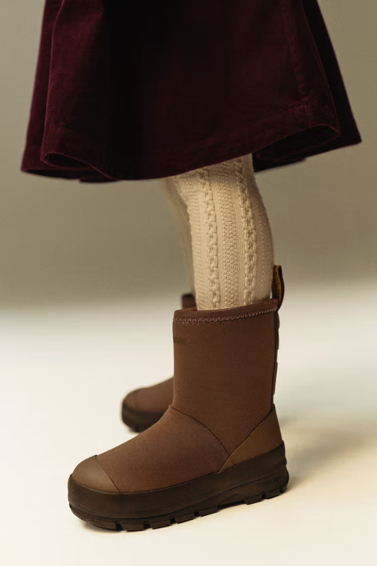 "Mimas Hybrid" wasserdichter, gefütterter Stiefel | Brown