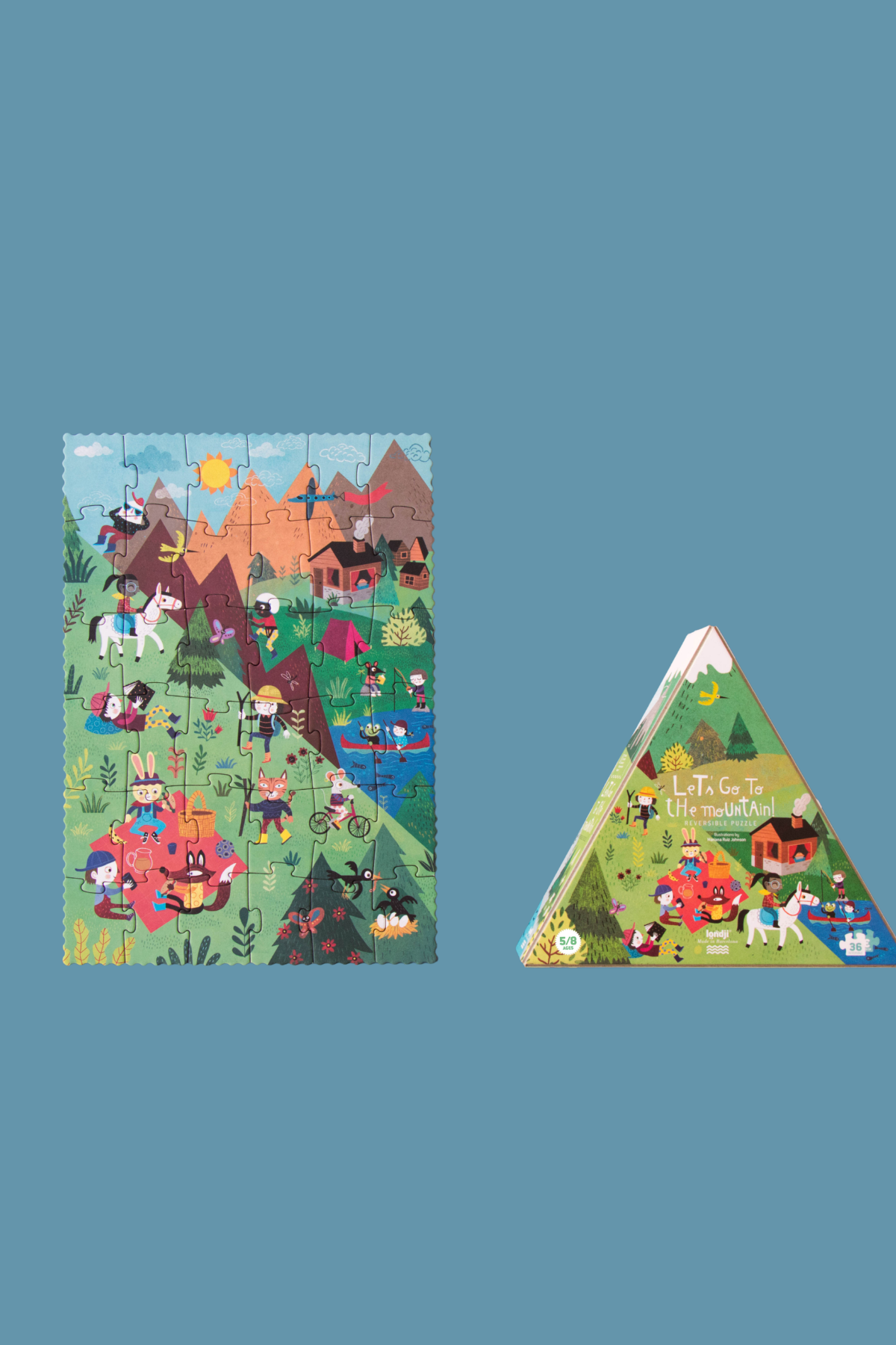 Puzzle | Let's Go To The Mountain | 36 Teile | ab 5 Jahren