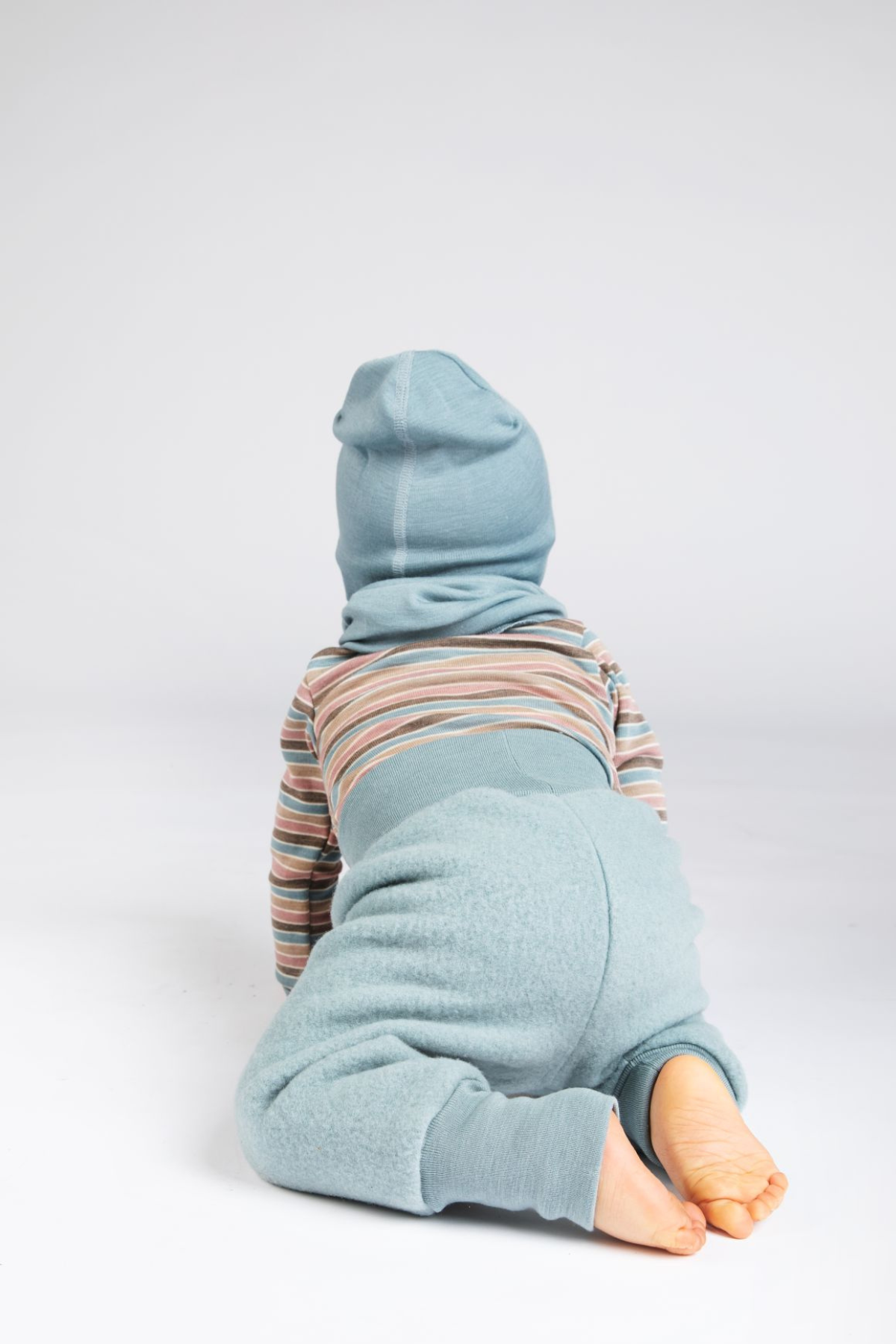 Babyhose aus Wollfleece mit Nabelbund | verschiedene Farben