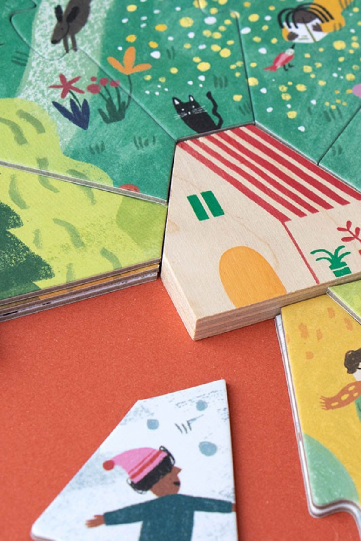 Puzzle | A home for nature | 4 x 10 Teile