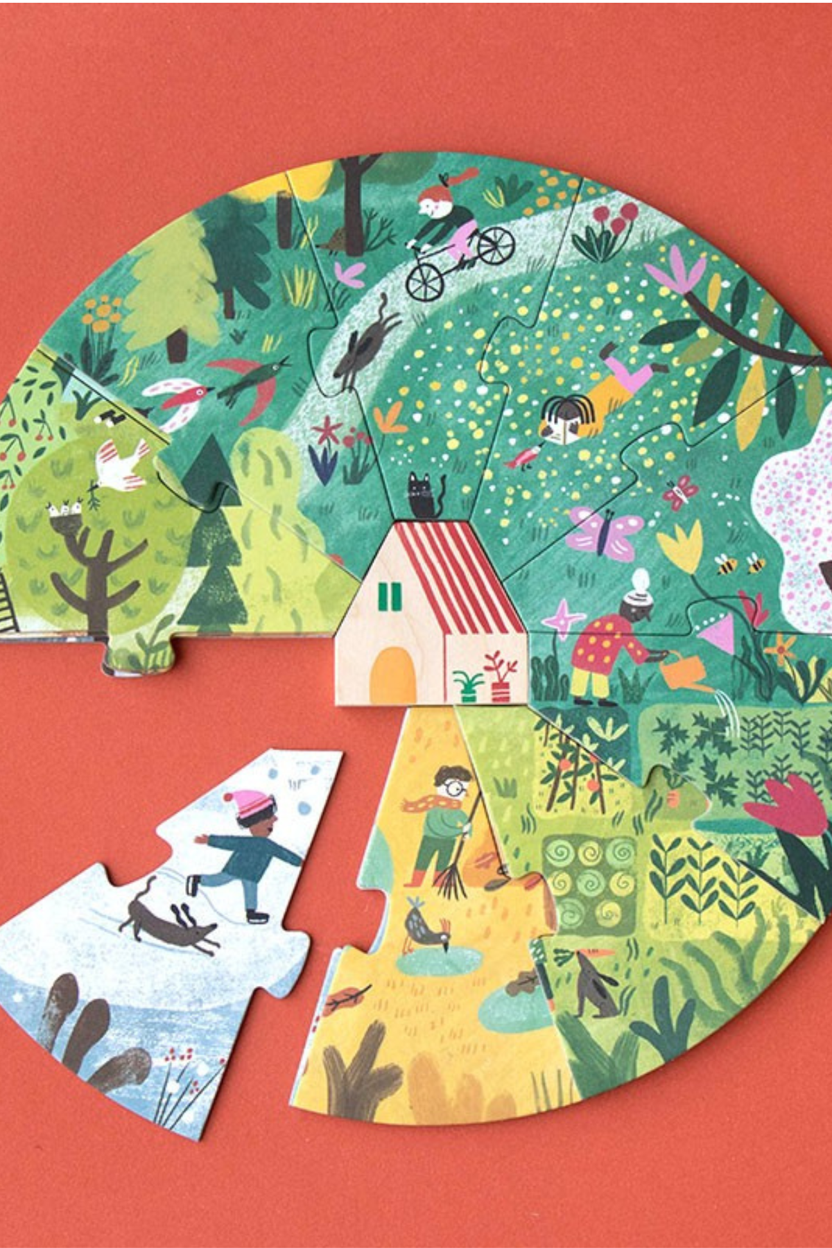 Puzzle | A home for nature | 4 x 10 Teile