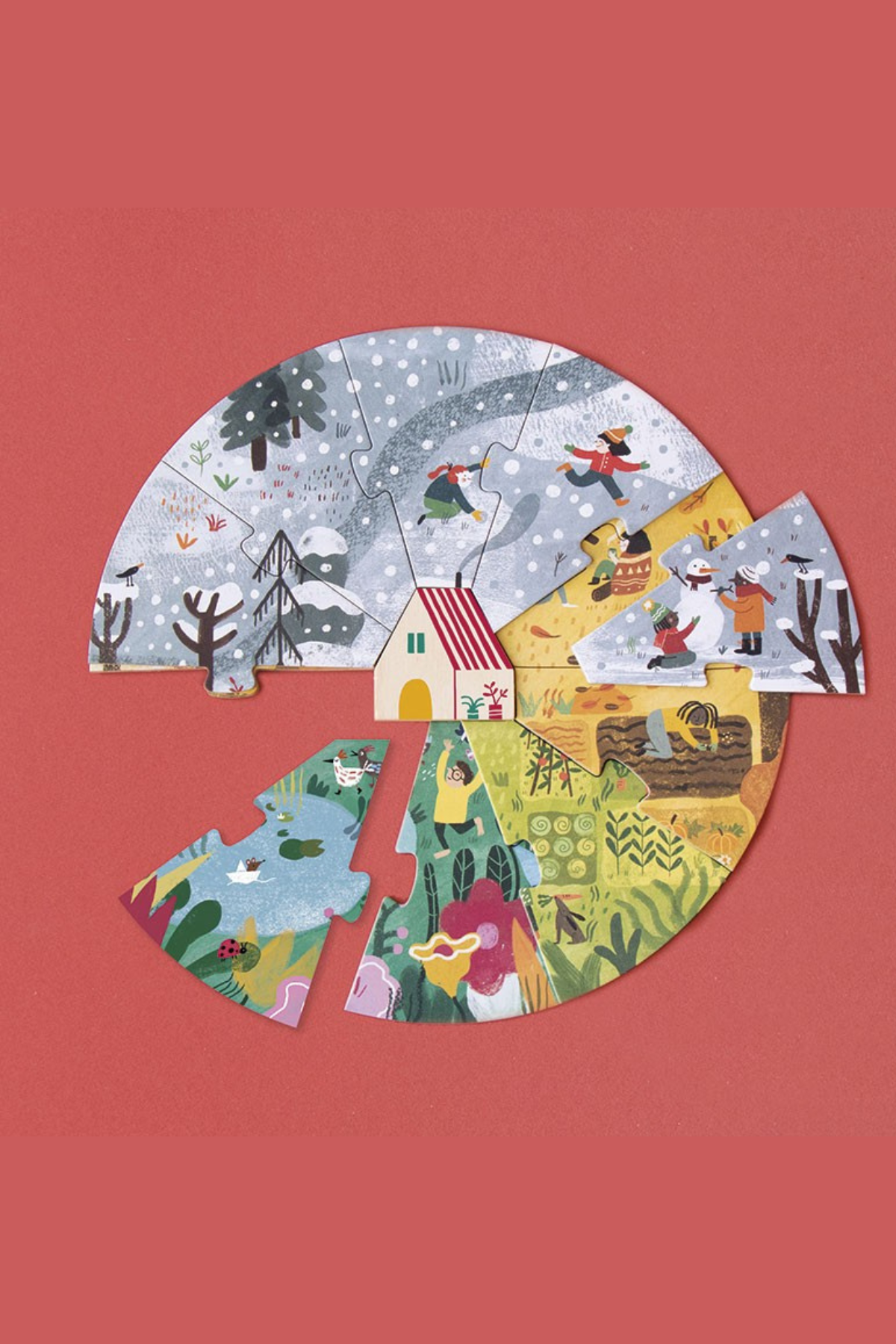 Puzzle | A home for nature | 4 x 10 Teile