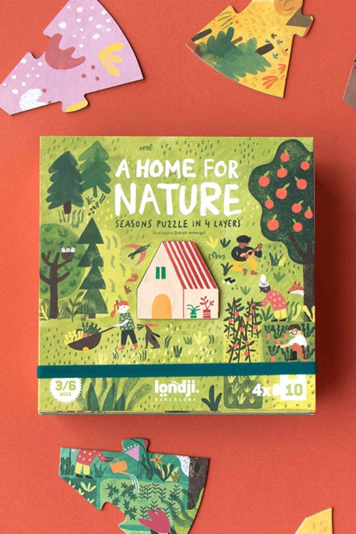 Puzzle | A home for nature | 4 x 10 Teile