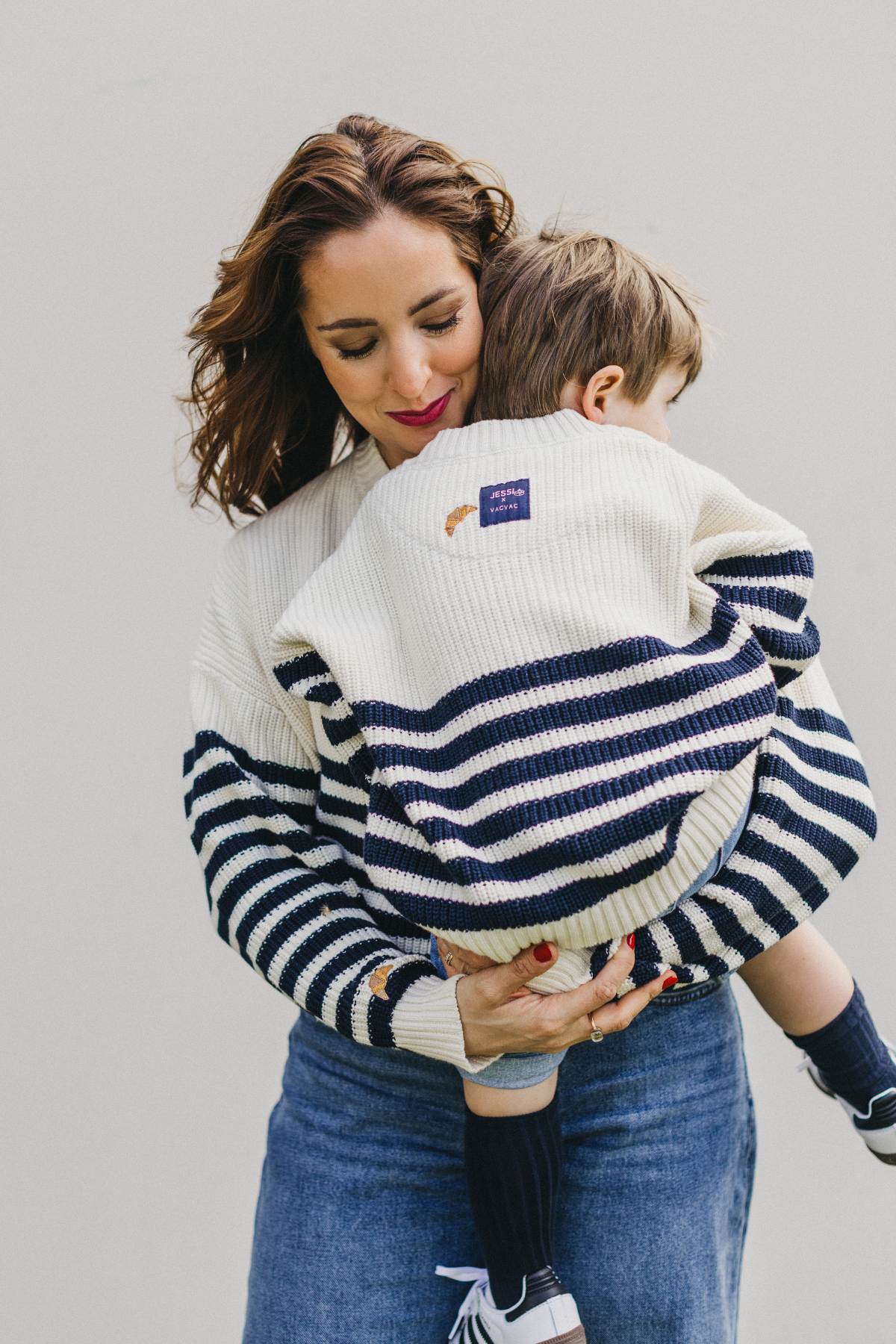 Strickpullover für Erwachsene - Limited Edition | Navy Stripes