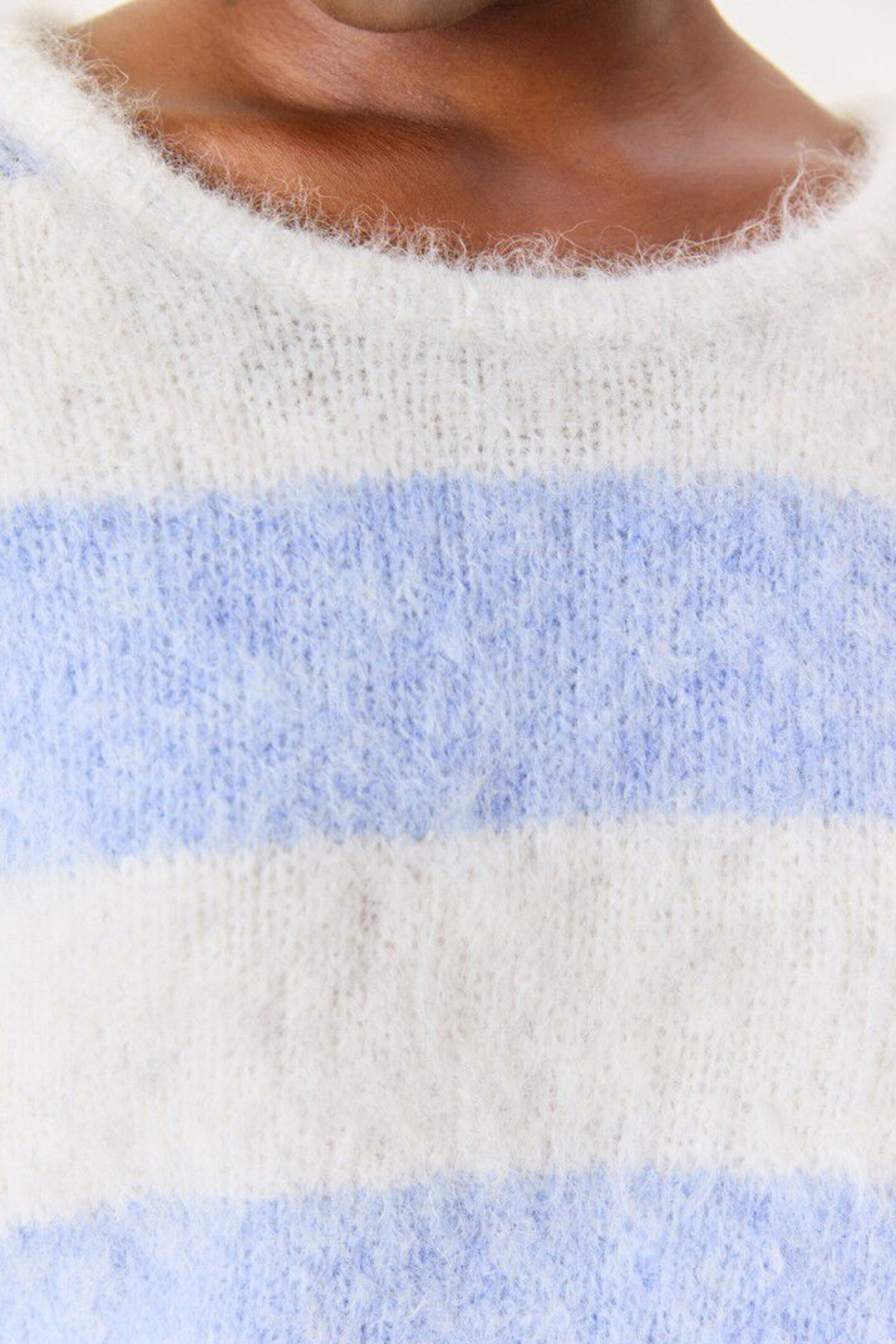 Pullover "Niby" aus Alpaka-Mix für Damen | RAYURES GIVRE