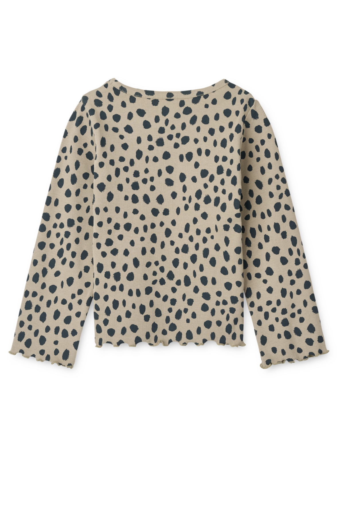 Kids Langarmshirt "Nieve" | Leo spots / Mist