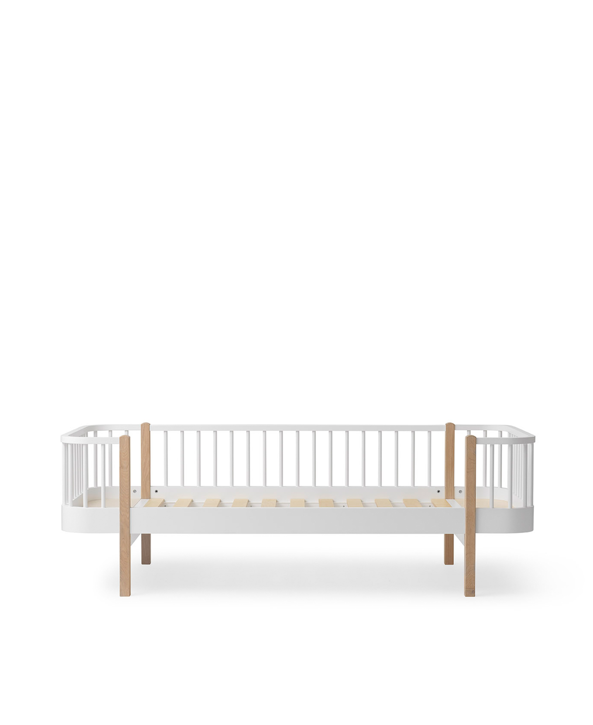 Oliver Furniture Wood Original Bettsofa 90x200, weiß/Eiche