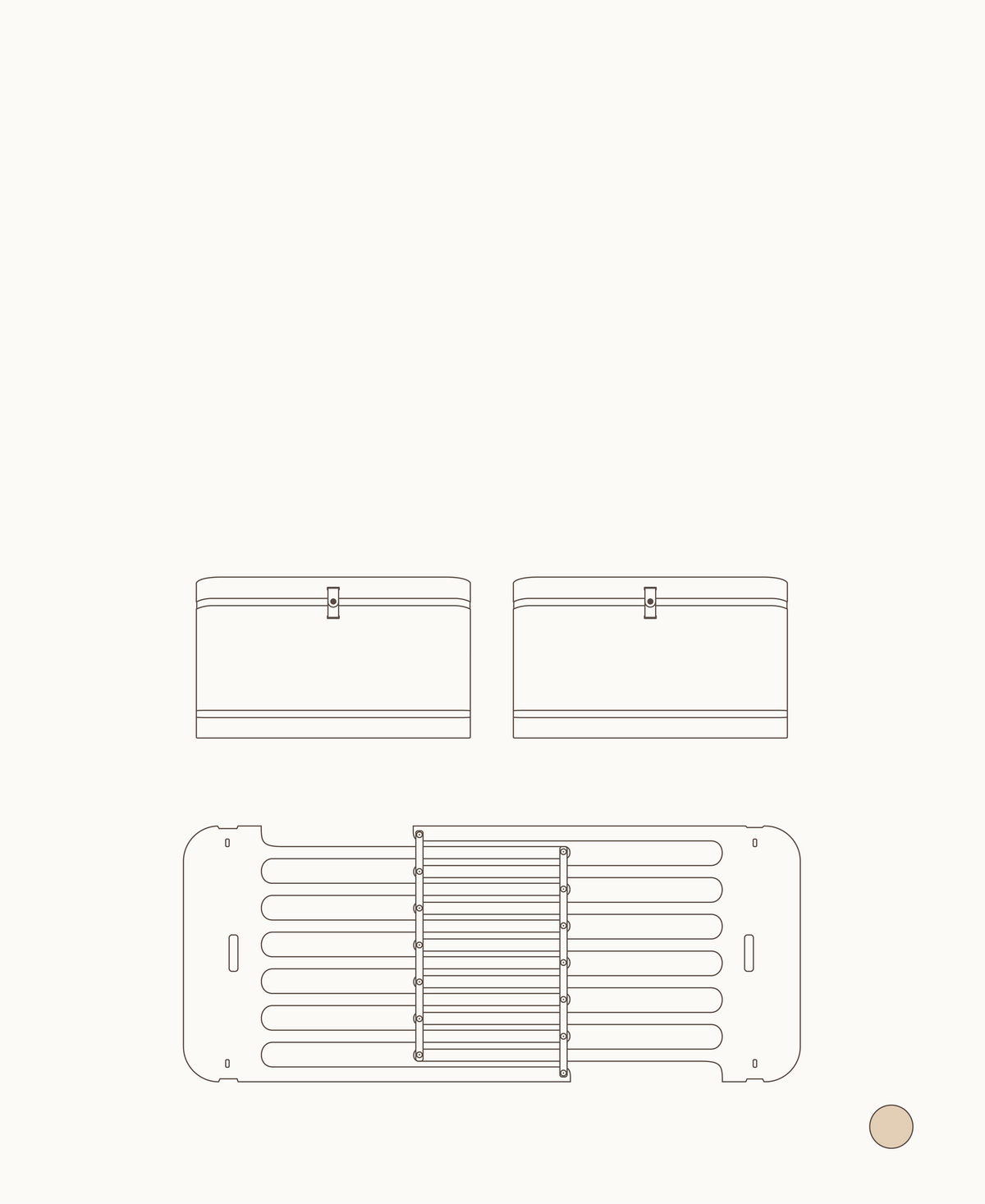 Oliver Furniture Wood Mini+ Geschwisterset, Eiche