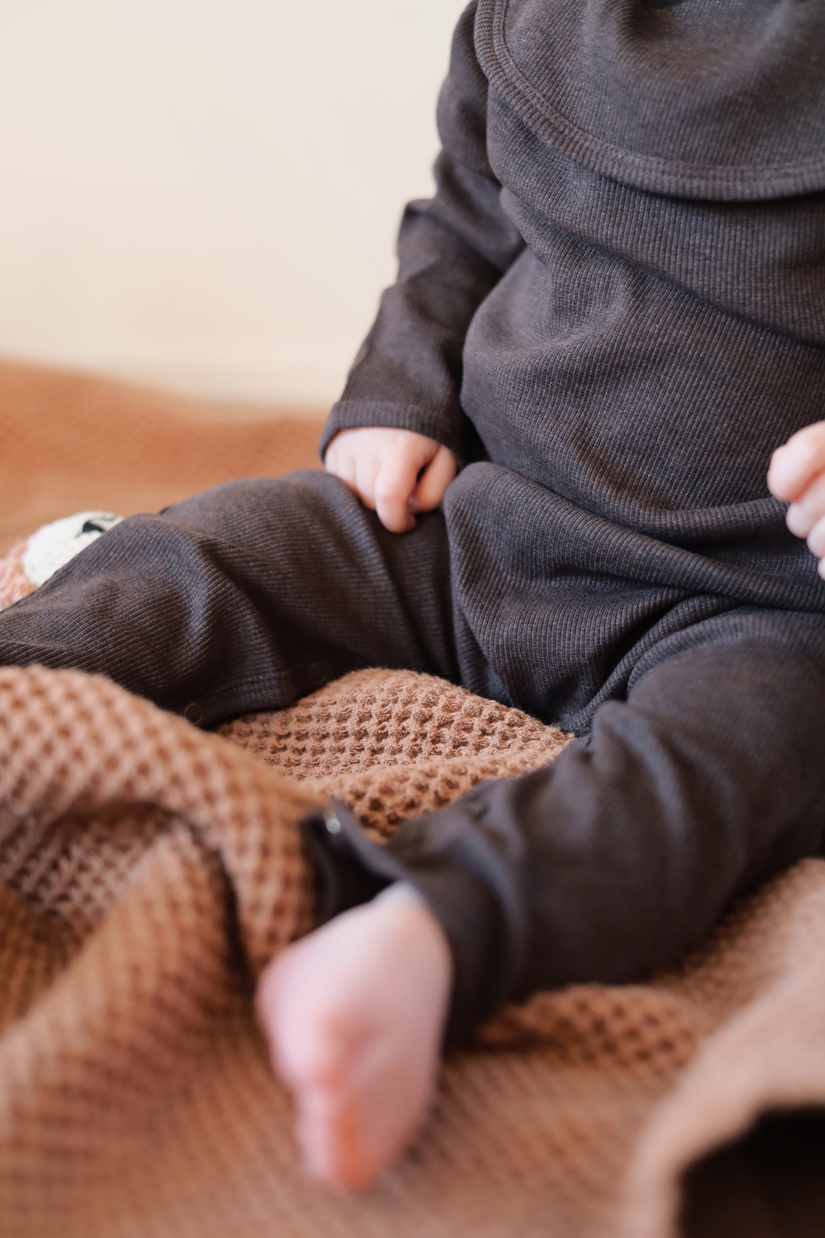 Langarmshirt "Carlet" | Dark brown melange