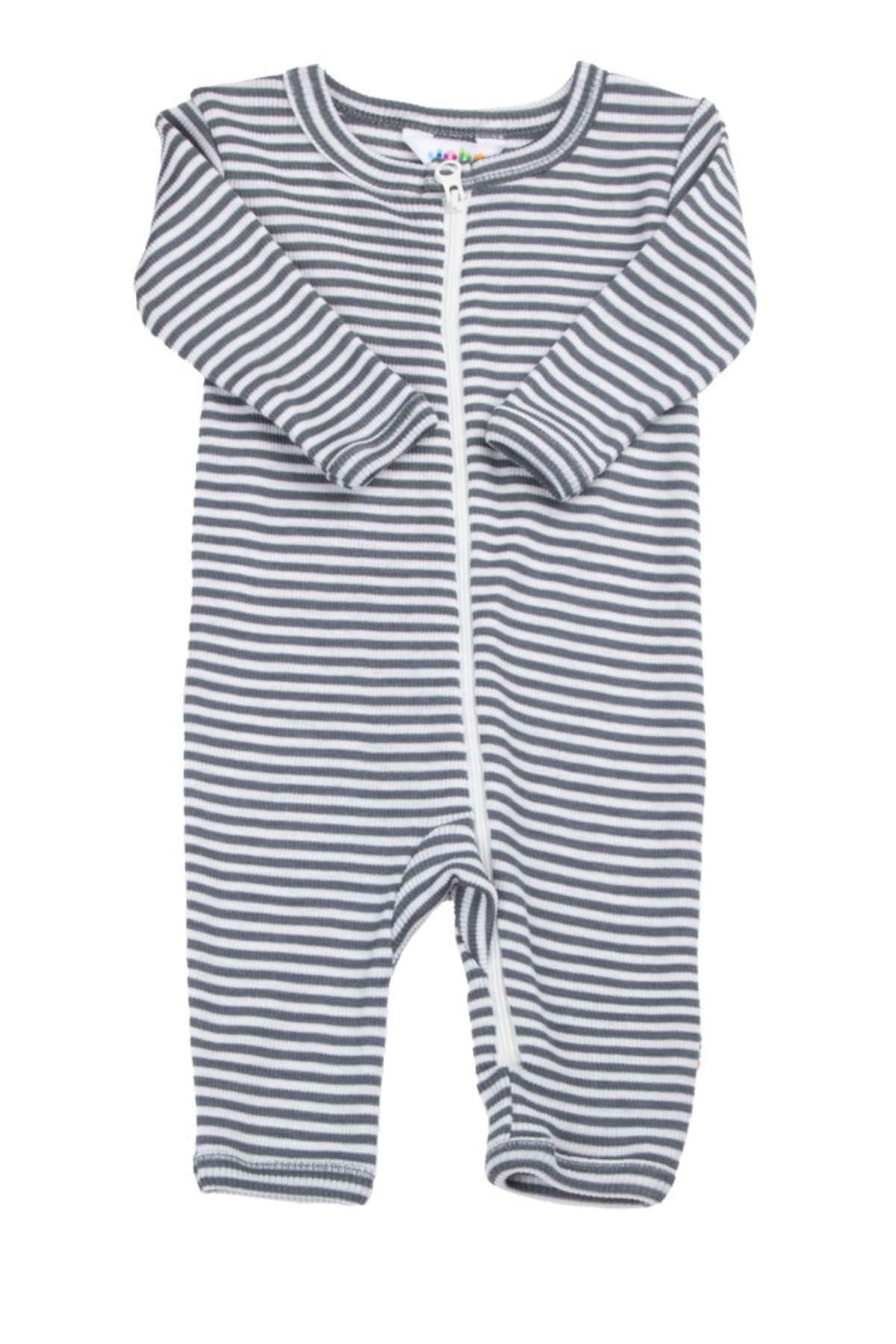 Gestreifter Overall aus Wolle/Seide mit Reißverschluss | verschiedene Farben