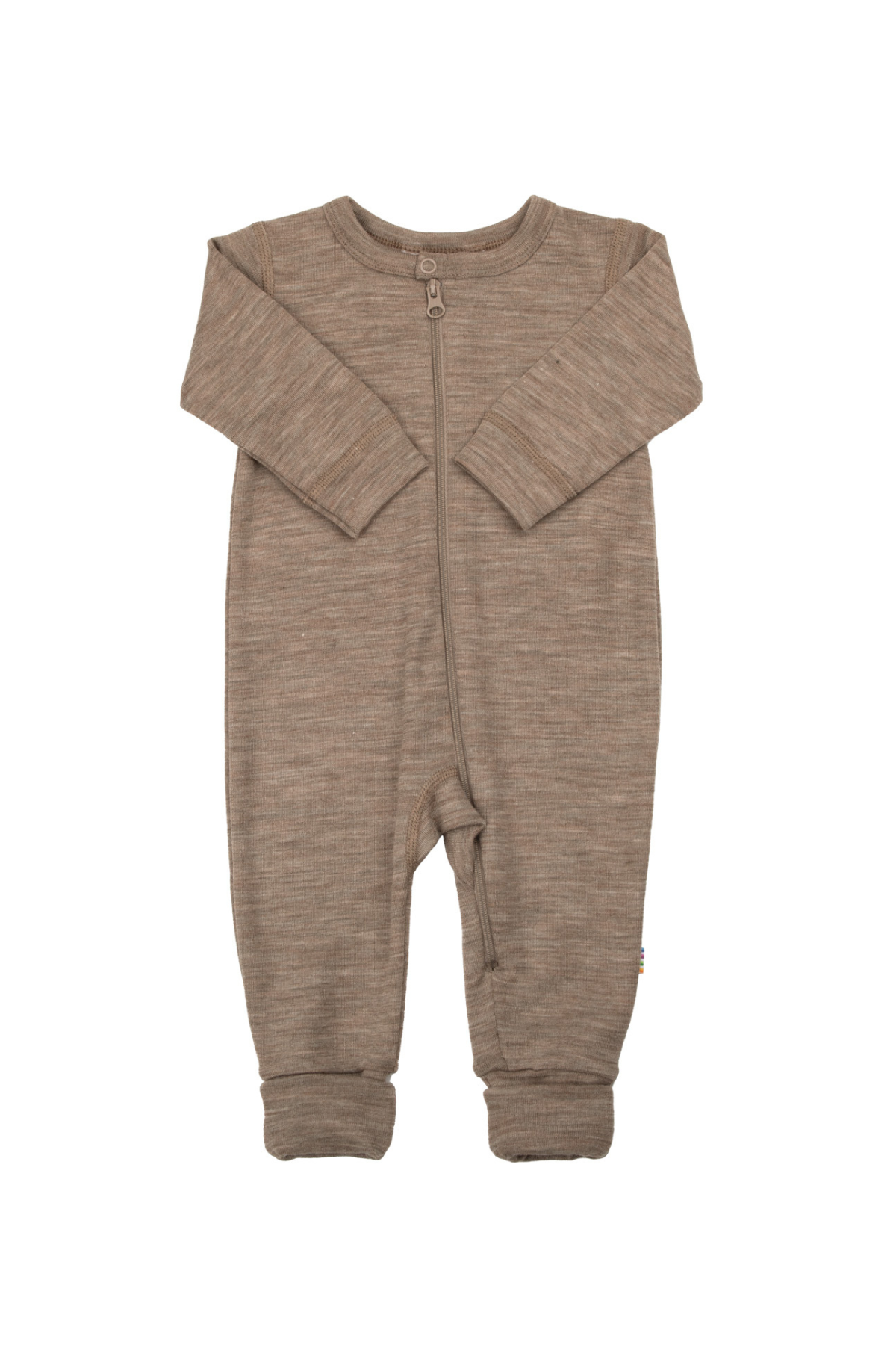 Overall aus Merinowolle/Seide | Hellbraun