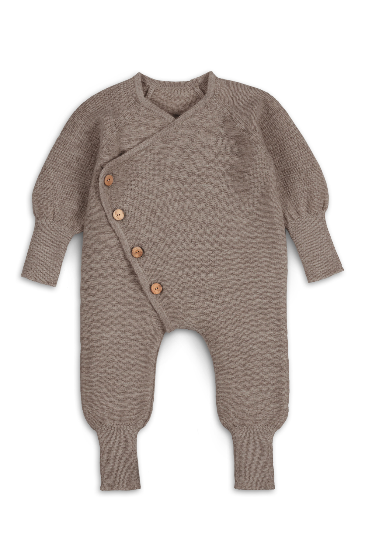Feinstrick Overall mit Olivenholzknöpfen | Verschiedene Farben