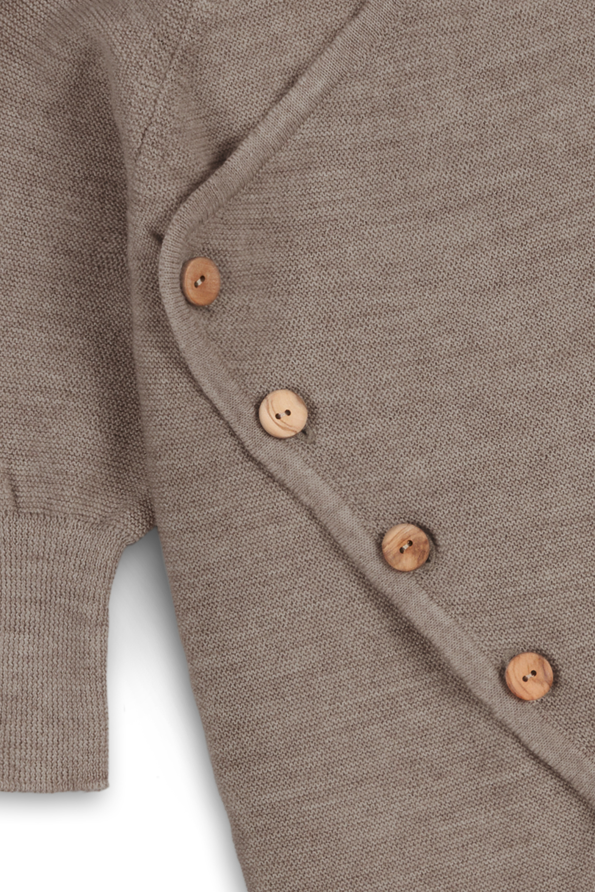 Feinstrick Overall mit Olivenholzknöpfen | Verschiedene Farben