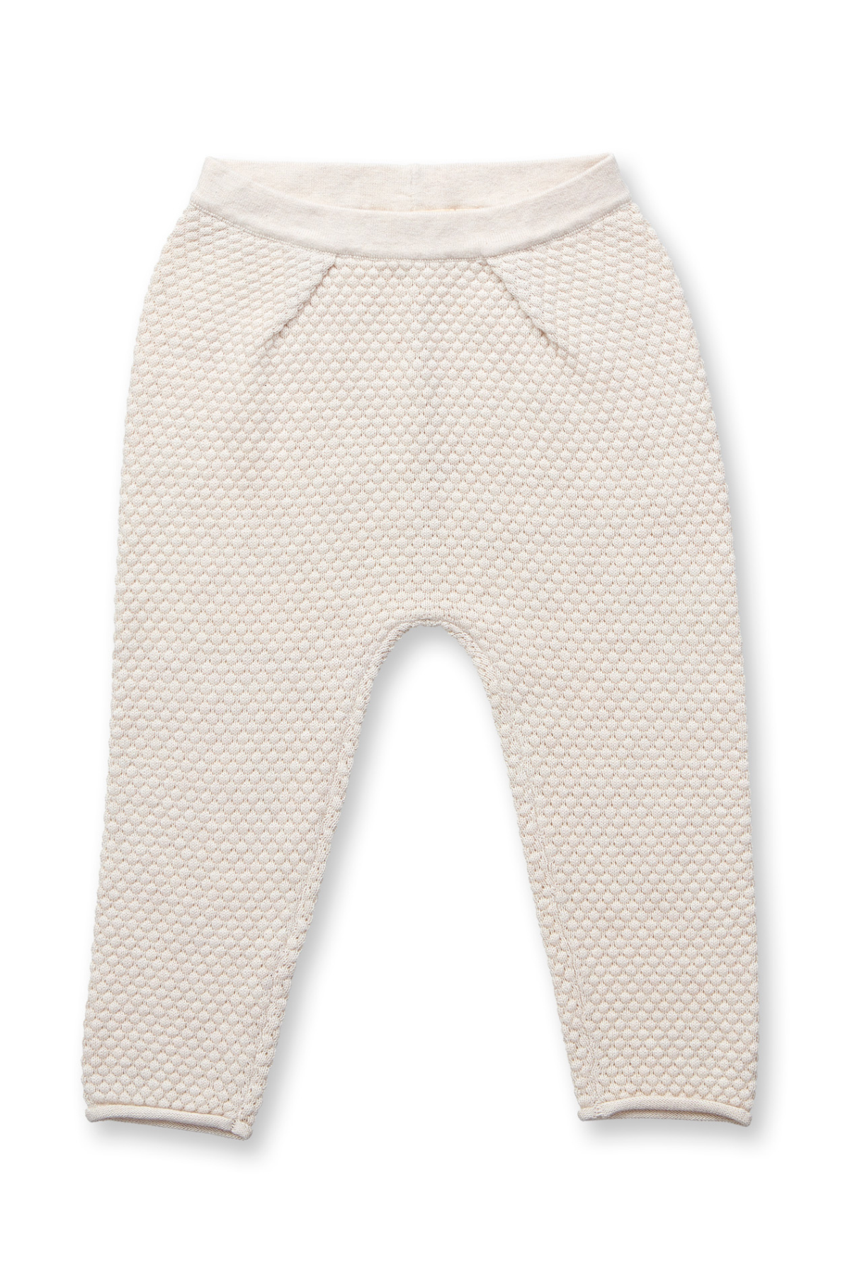 Hose "Pablo" mit Waffelstruktur | Cream