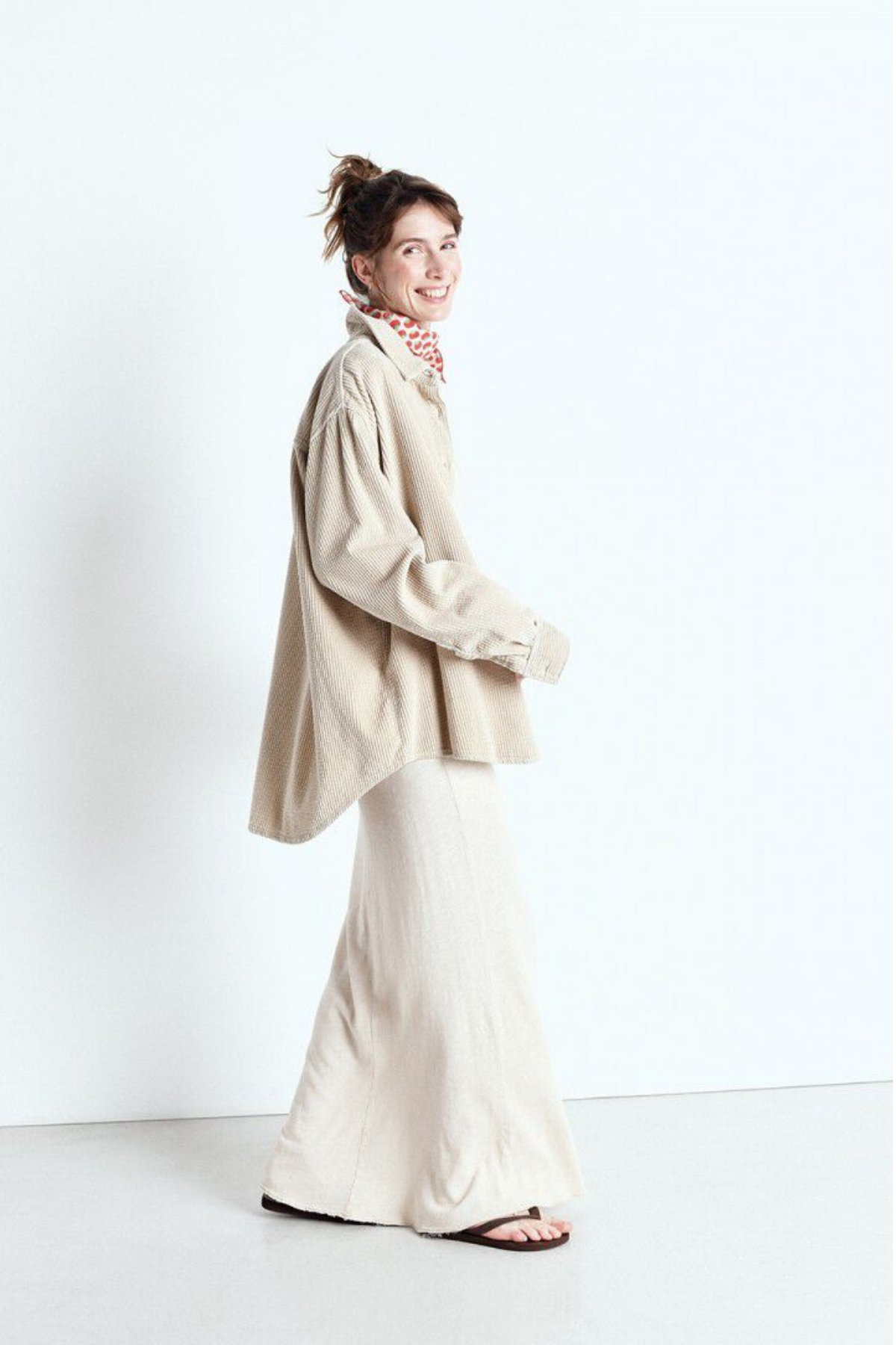 Cordhemd „Padow“ für Erwachsene | Mastic