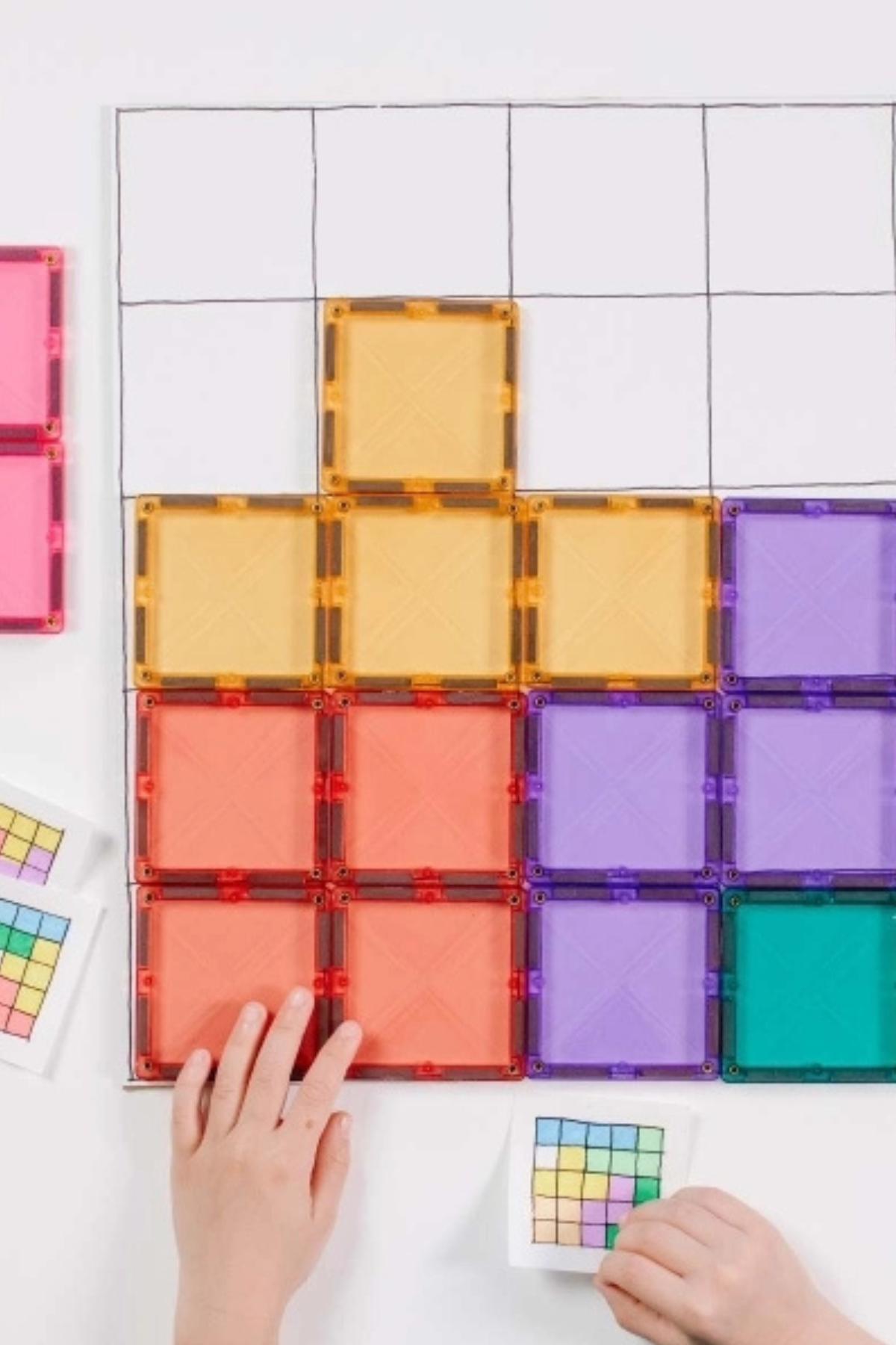 Magnetbausteine "Pastel Square Pack" 40 Teile