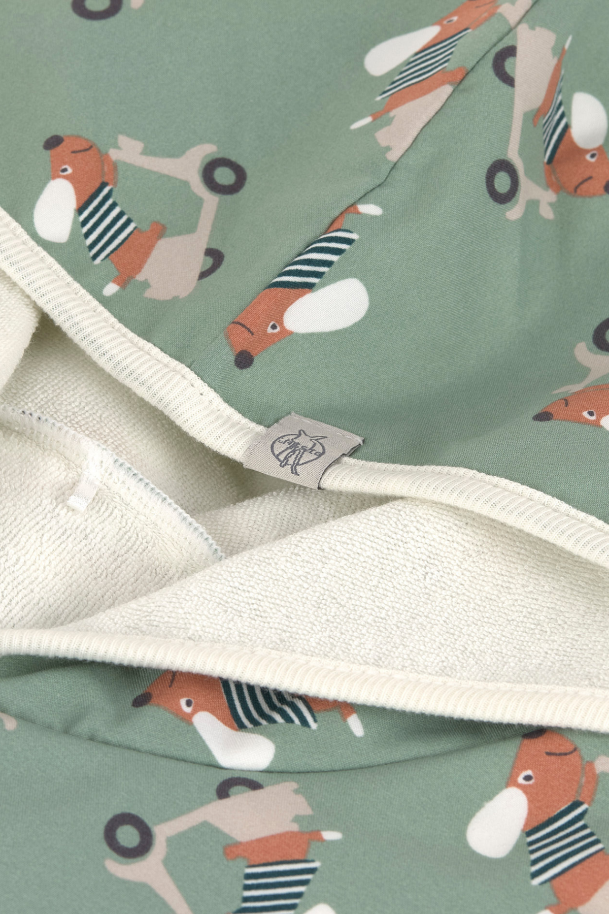 Surfponcho "Scooter/Dog" mit UV-Schutz 80 | Green