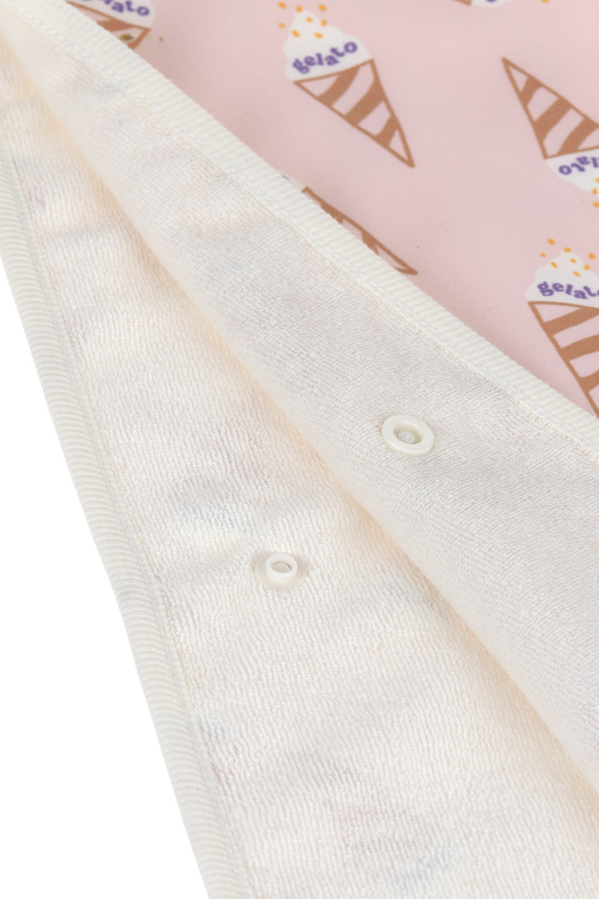 Surfponcho "Ice Cream" mit UV-Schutz 80 | Pale Pink