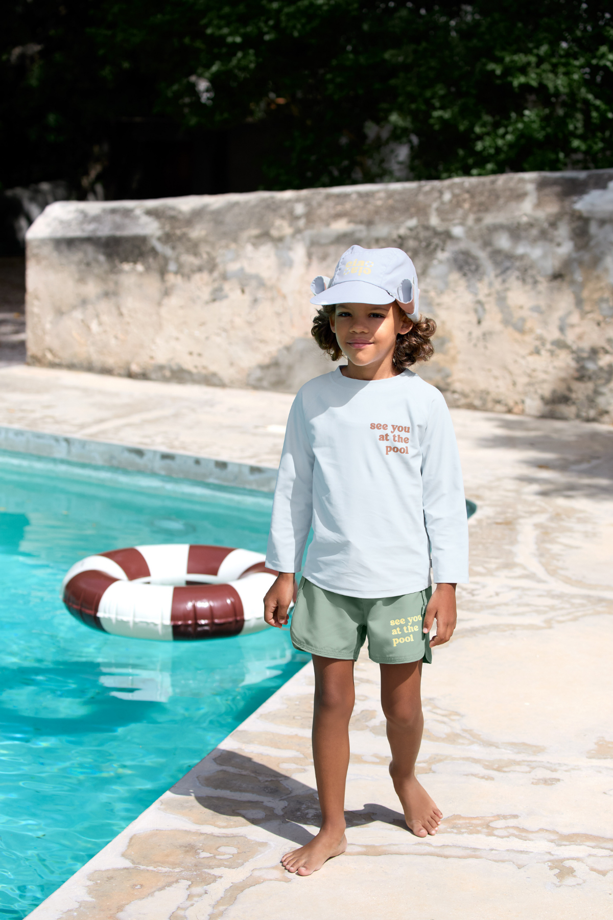 Badeshorts mit UV-Schutz | Green