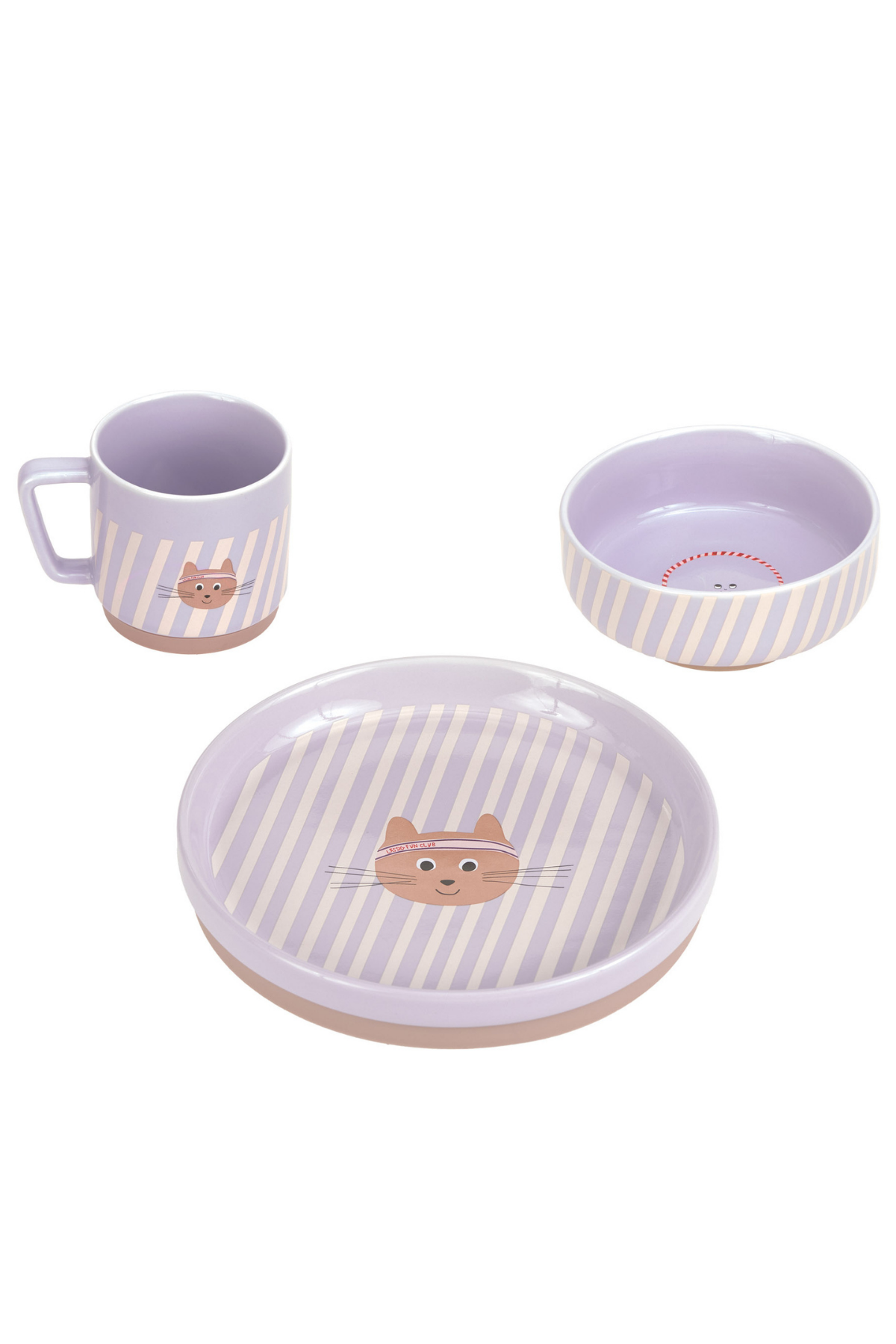 Porzellan Geschirrset "Tiny Team" | Cat