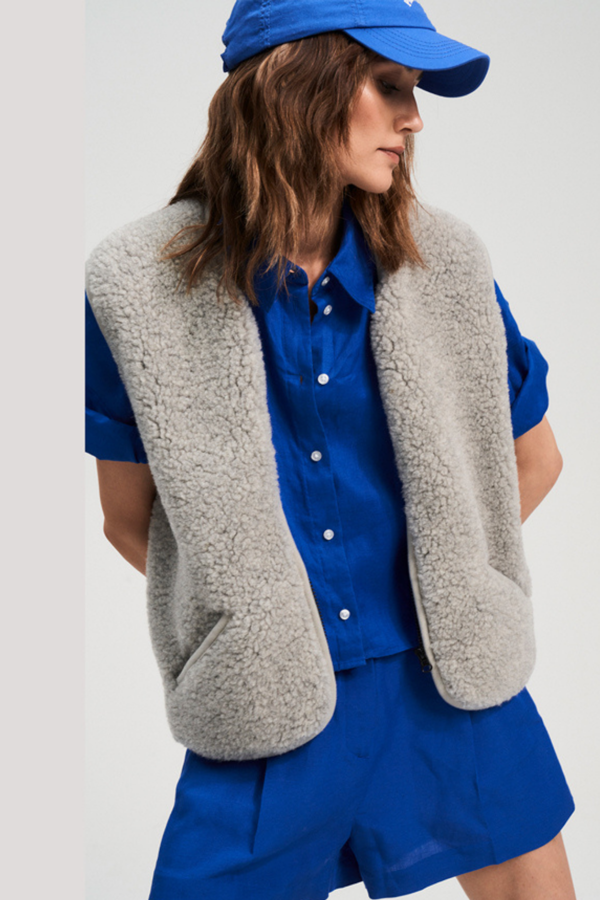 Weste "POS" mit Reißverschluss | 100% Wolle