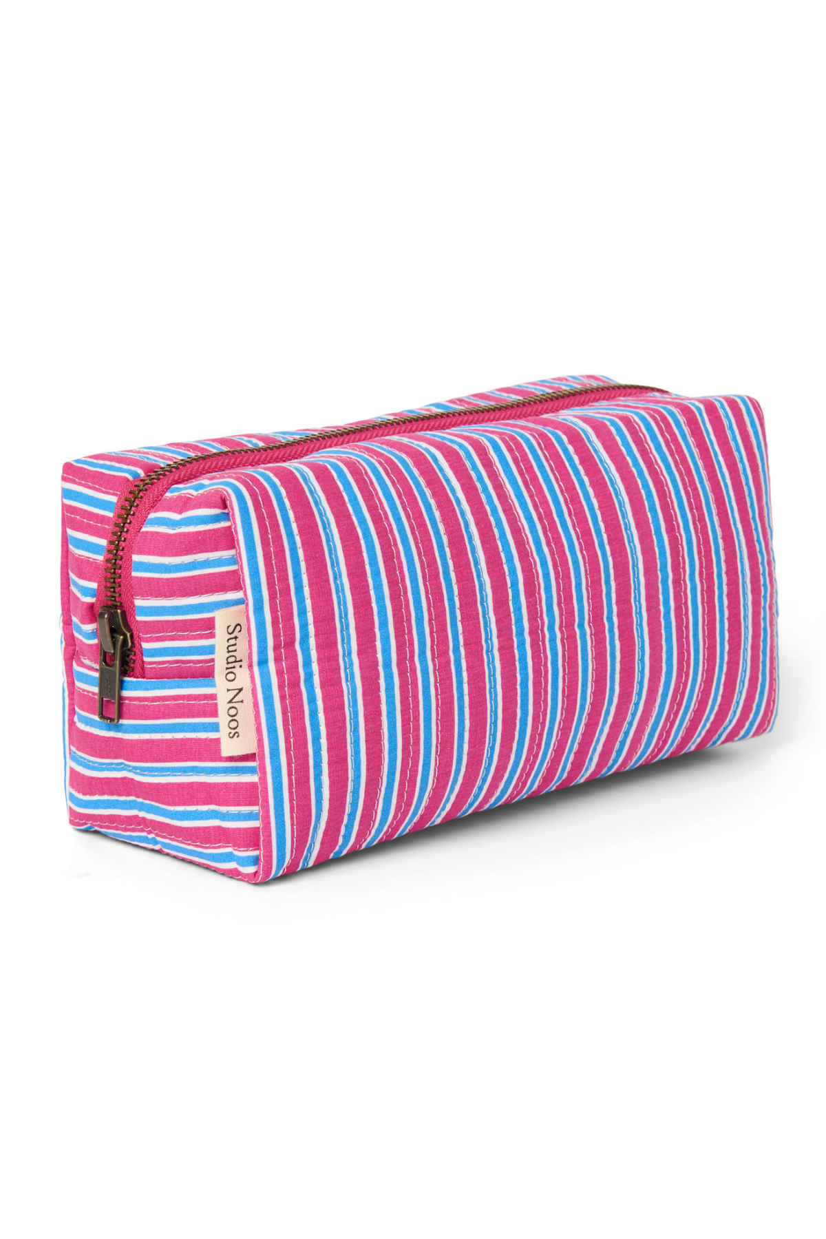 Kulturtasche | Raspberry Poplin Striped