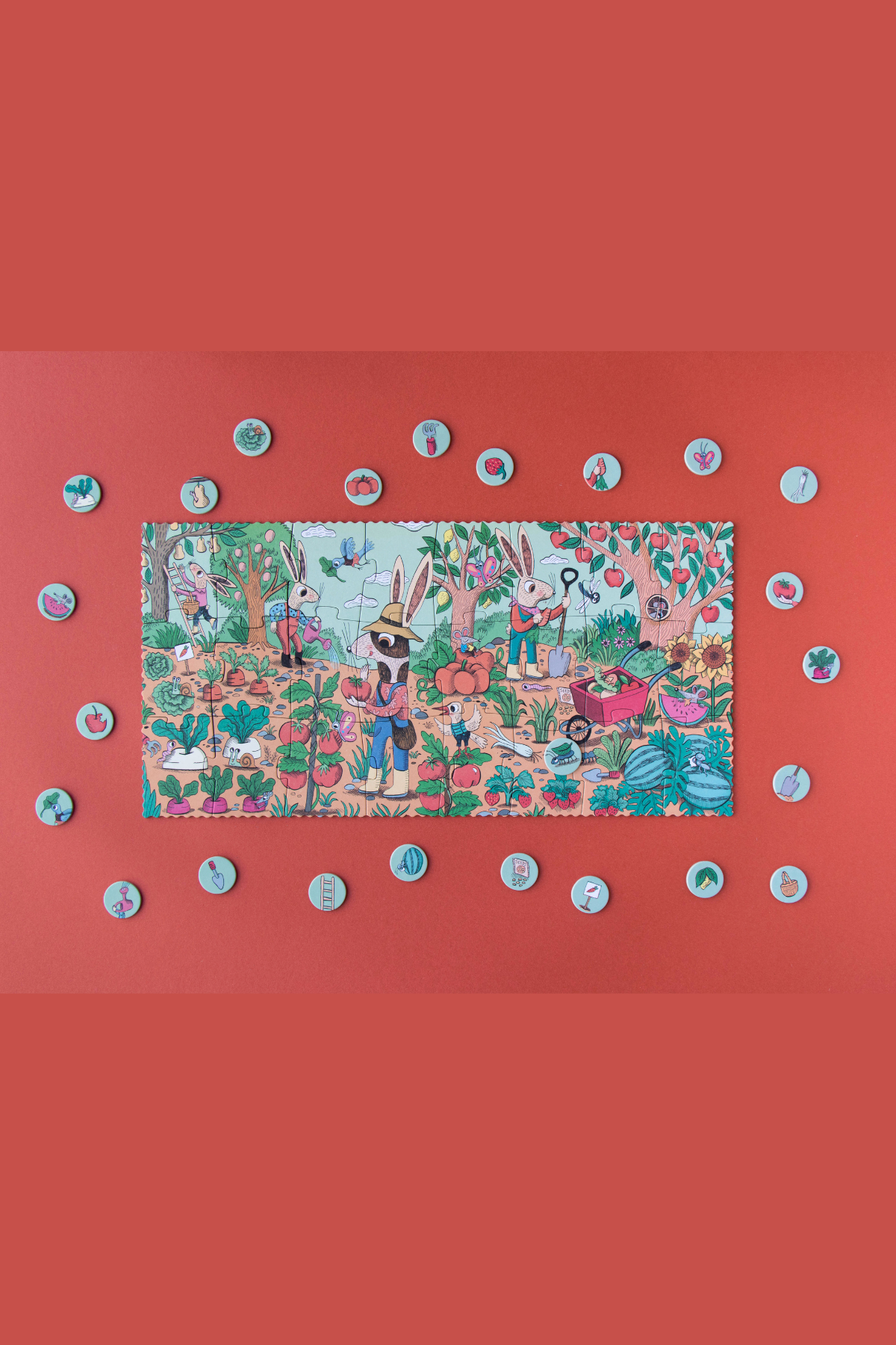 Puzzle | Rabbit's Garden | 24 Teile | ab 3 Jahre