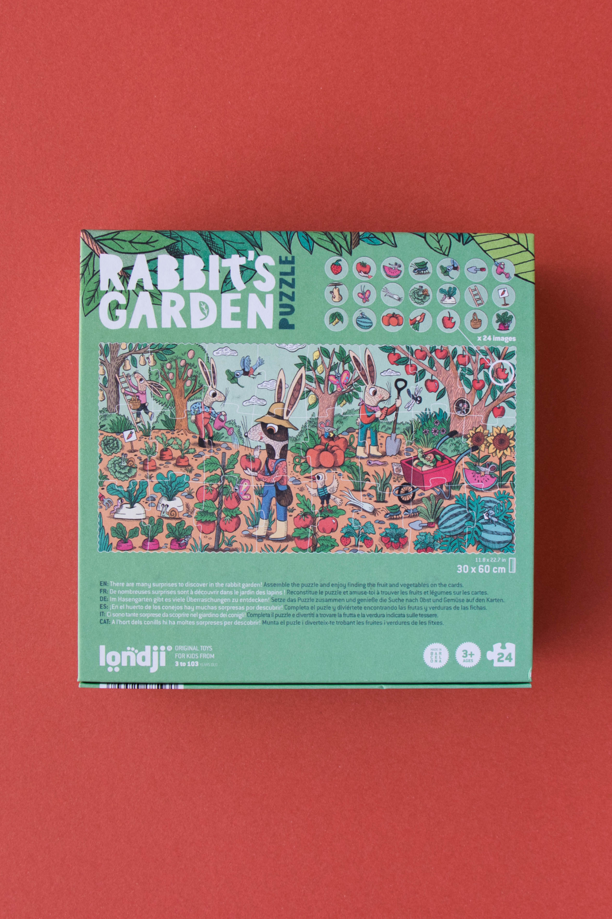 Puzzle | Rabbit's Garden | 24 Teile | ab 3 Jahre