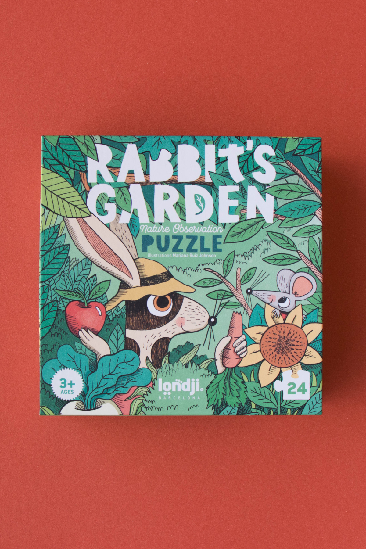 Puzzle | Rabbit's Garden | 24 Teile | ab 3 Jahre