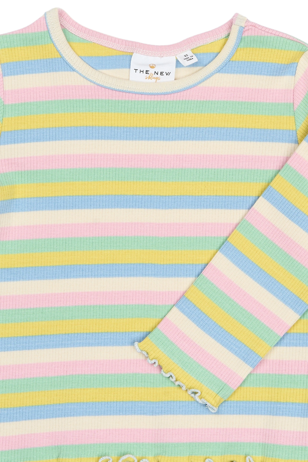 Ripp-Langarmshirt "Sofia" | Multi Striped